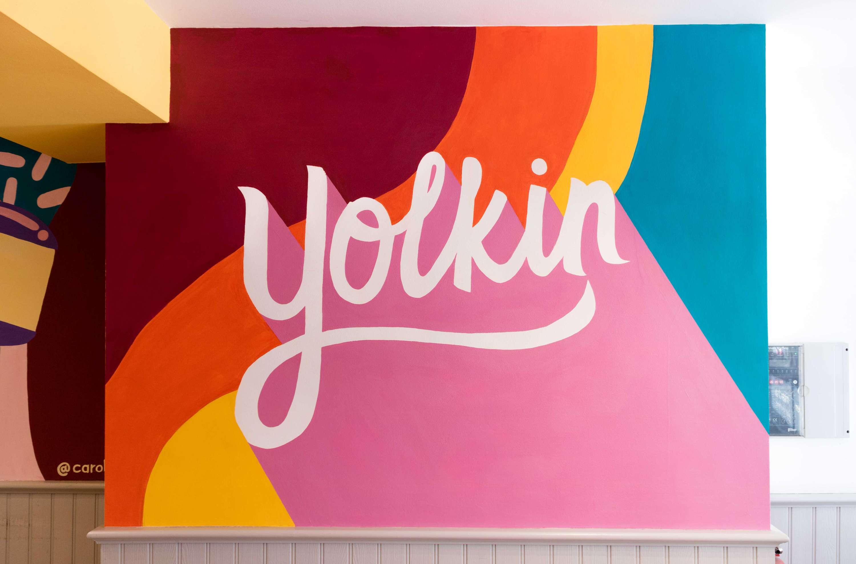 Ice cream mural by Carolyn Cheng