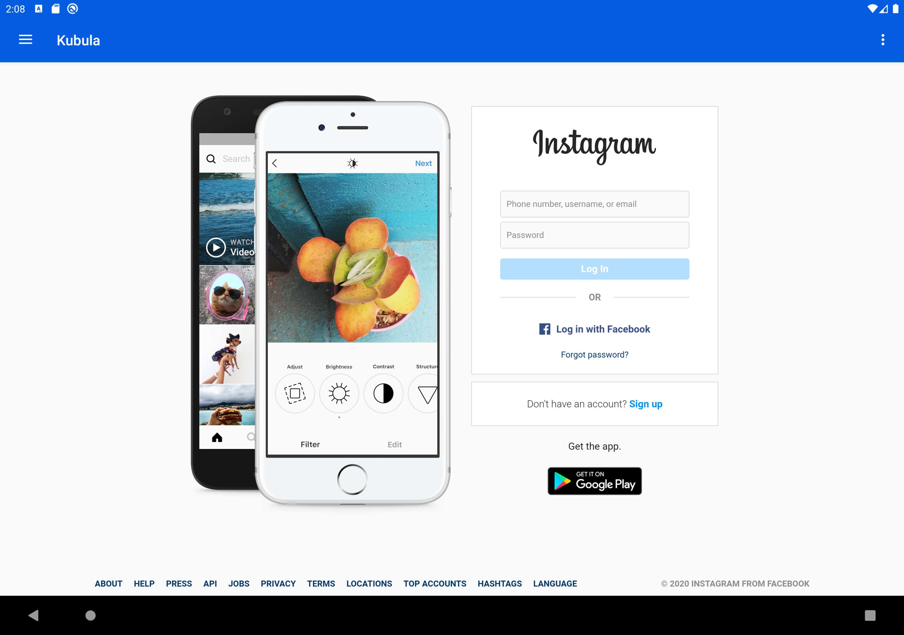 Kubula - All Social Networks in one app (android app) by Joaquim Mussassa Junior