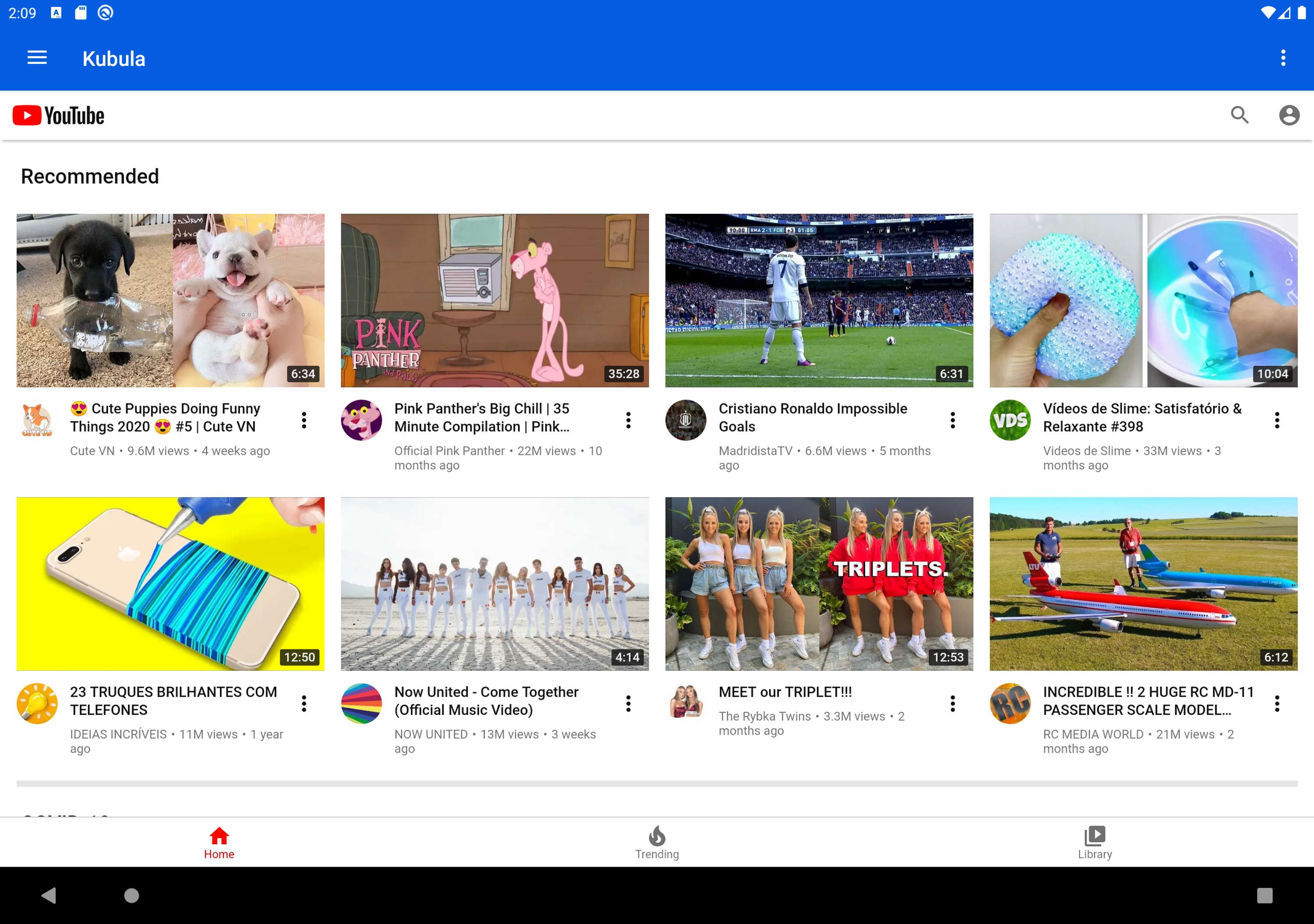 Kubula - All Social Networks in one app (android app) by Joaquim Mussassa Junior