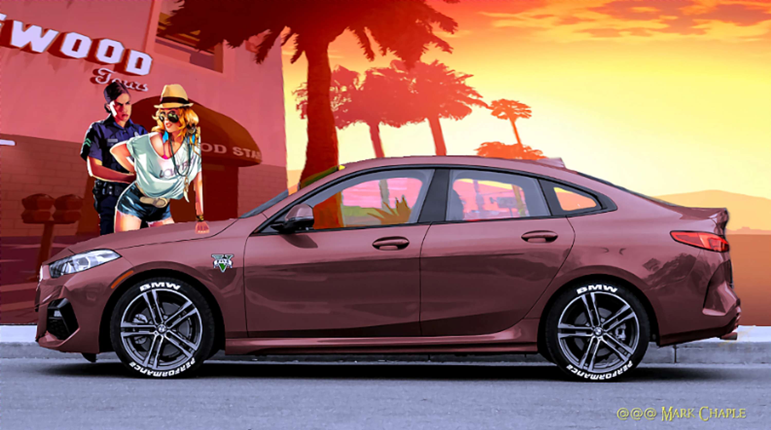 @@@ 2020 BMW 2 Series Gran Coupe M Sport / GTA 5 by Mark Chaple