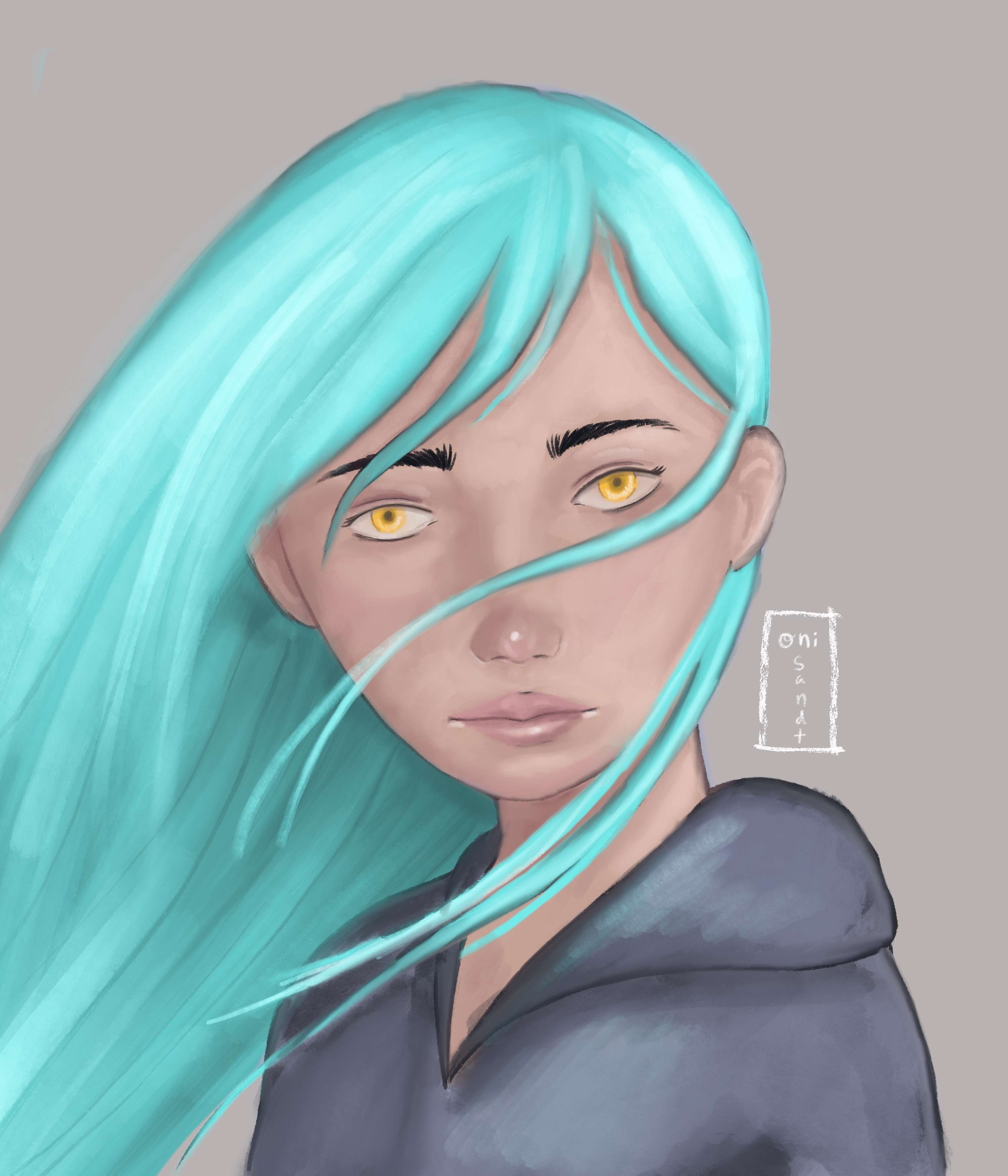 stylized character by Kae sandt