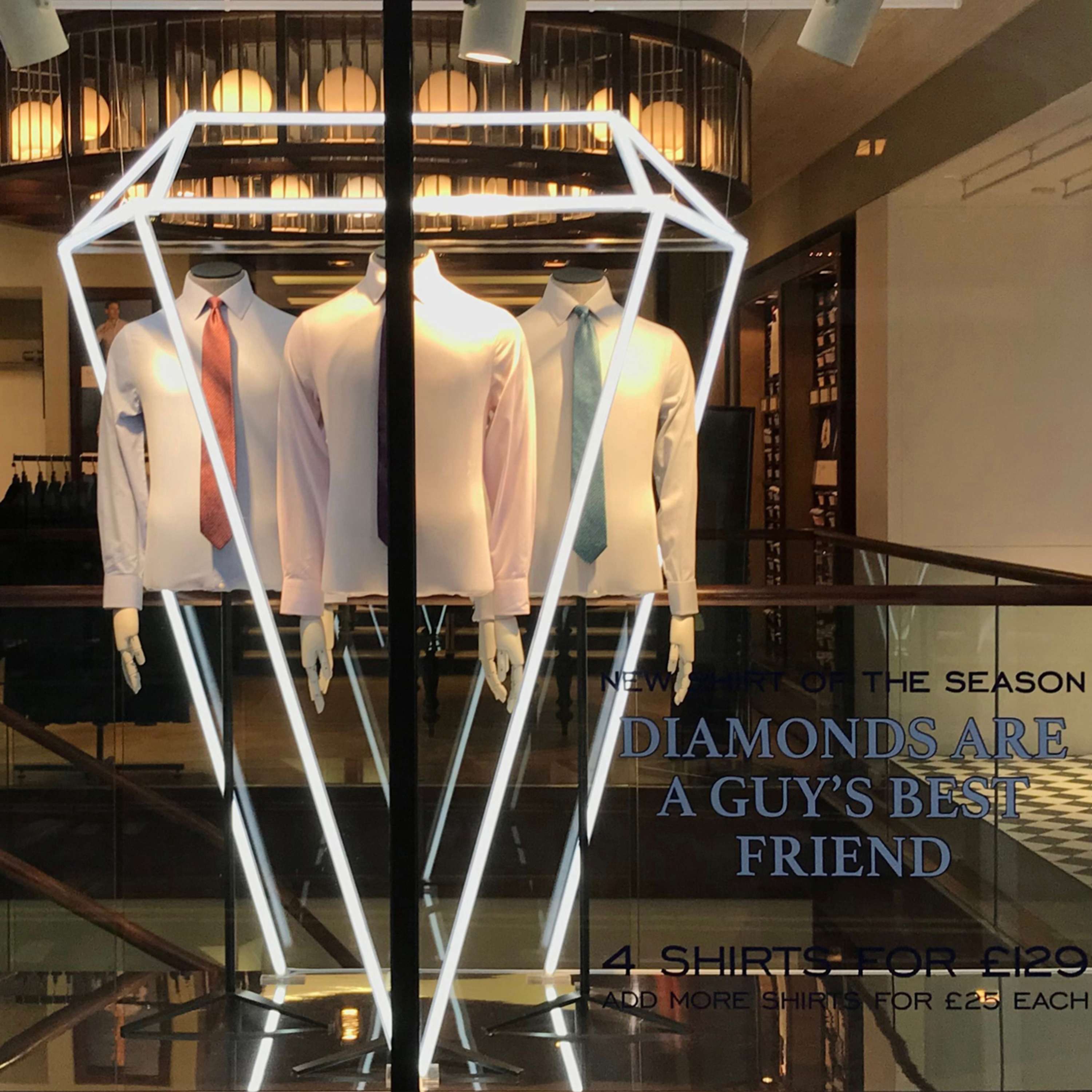 Charles Tyrwhitt - Window Display by Virginie Montagnon
