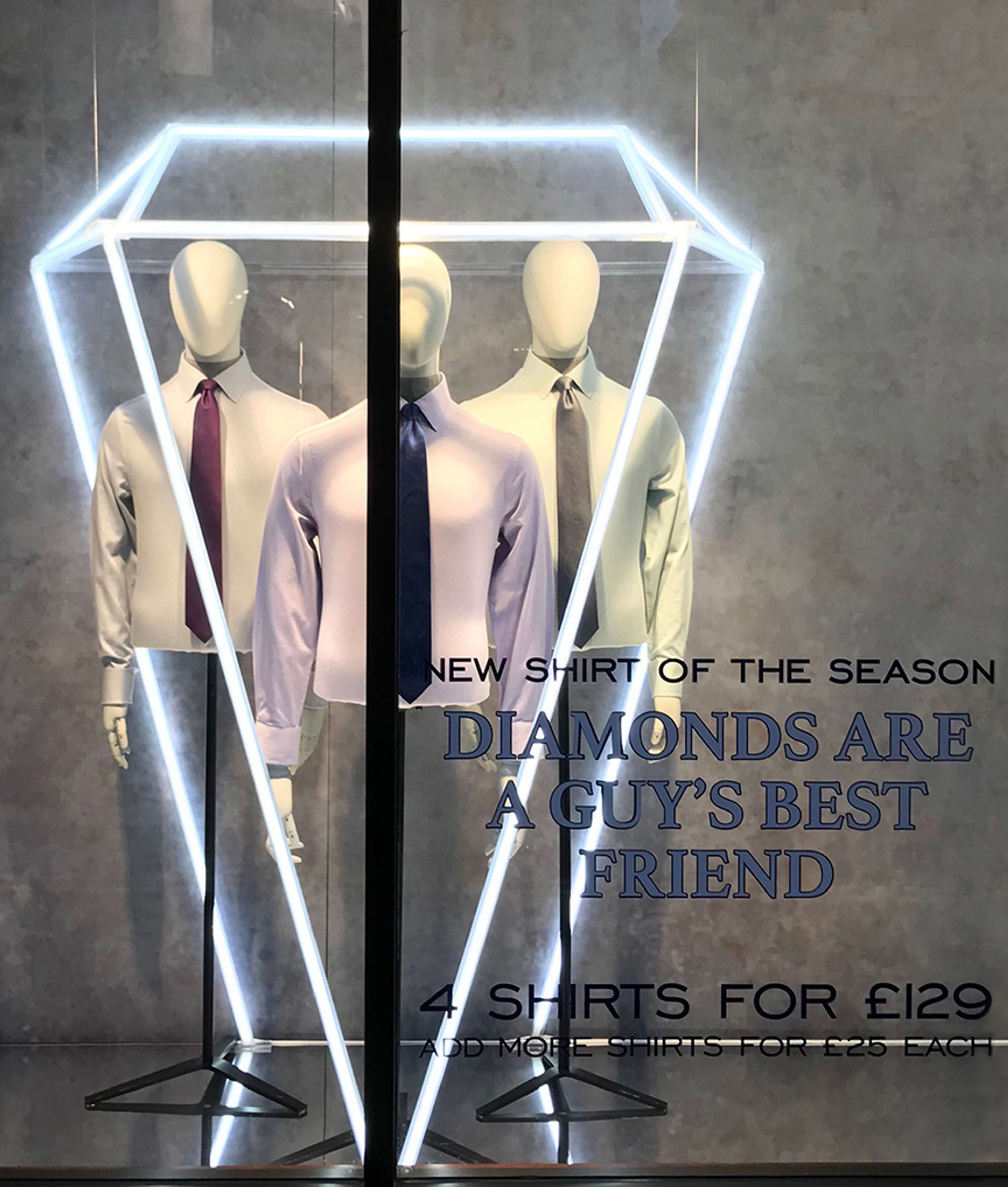 Charles Tyrwhitt - Window Display by Virginie Montagnon