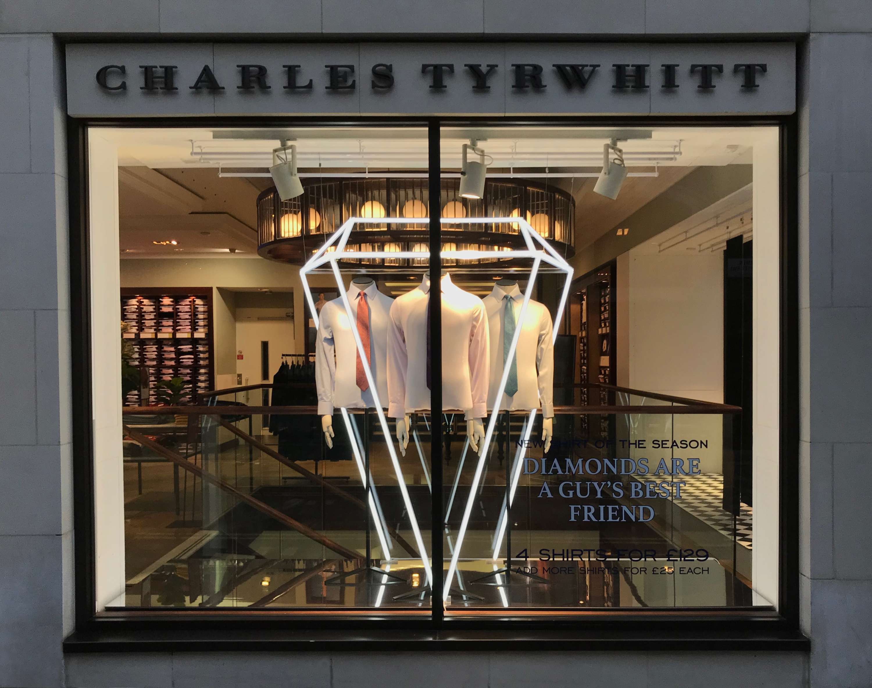 Charles Tyrwhitt - Window Display by Virginie Montagnon