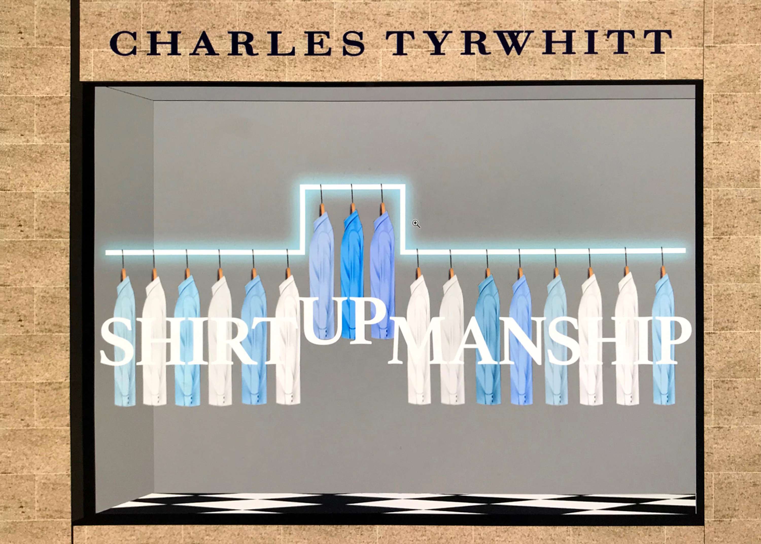 Charles Tyrwhitt - Window display by Virginie Montagnon