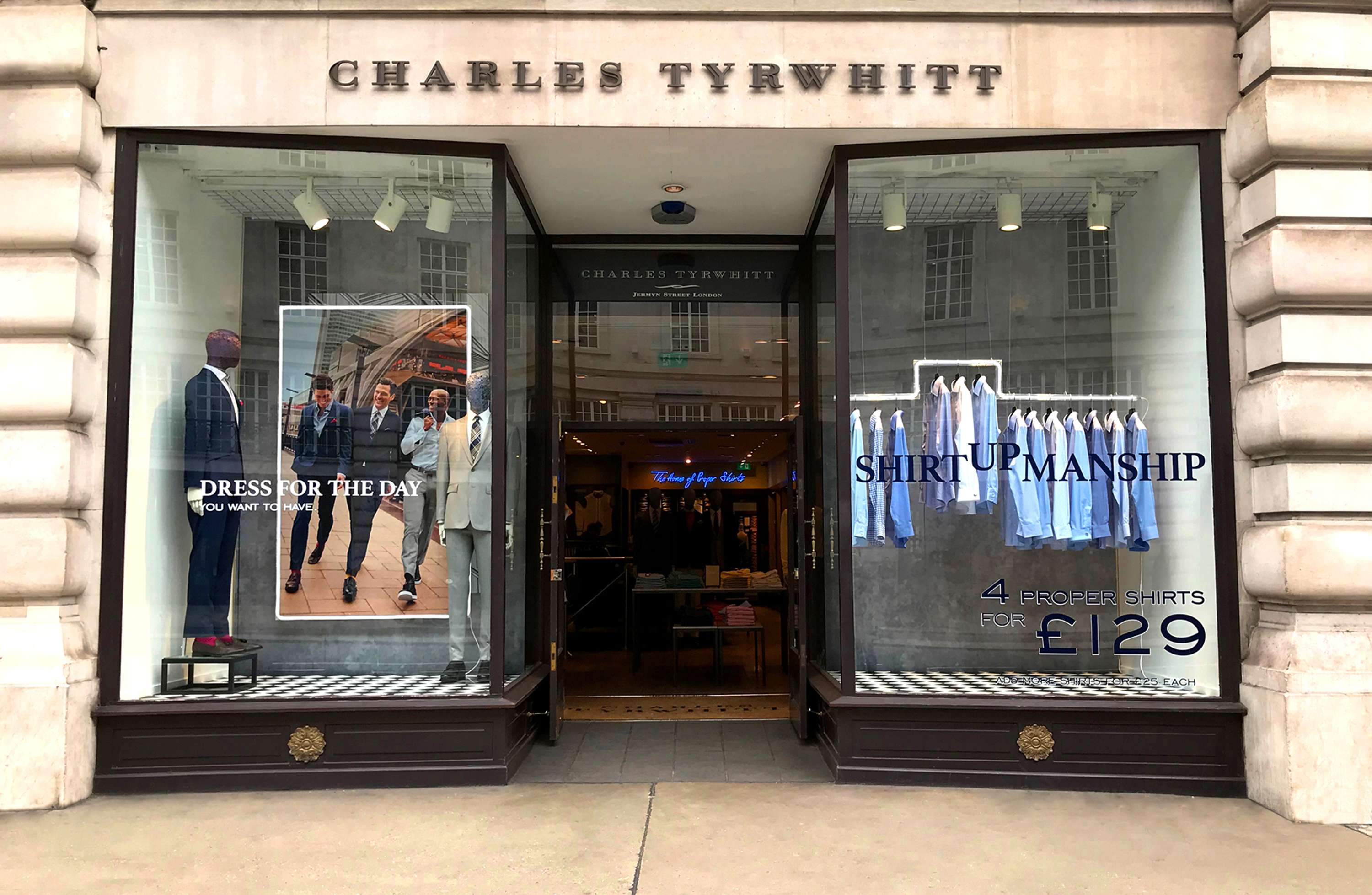 Charles Tyrwhitt - Window display by Virginie Montagnon