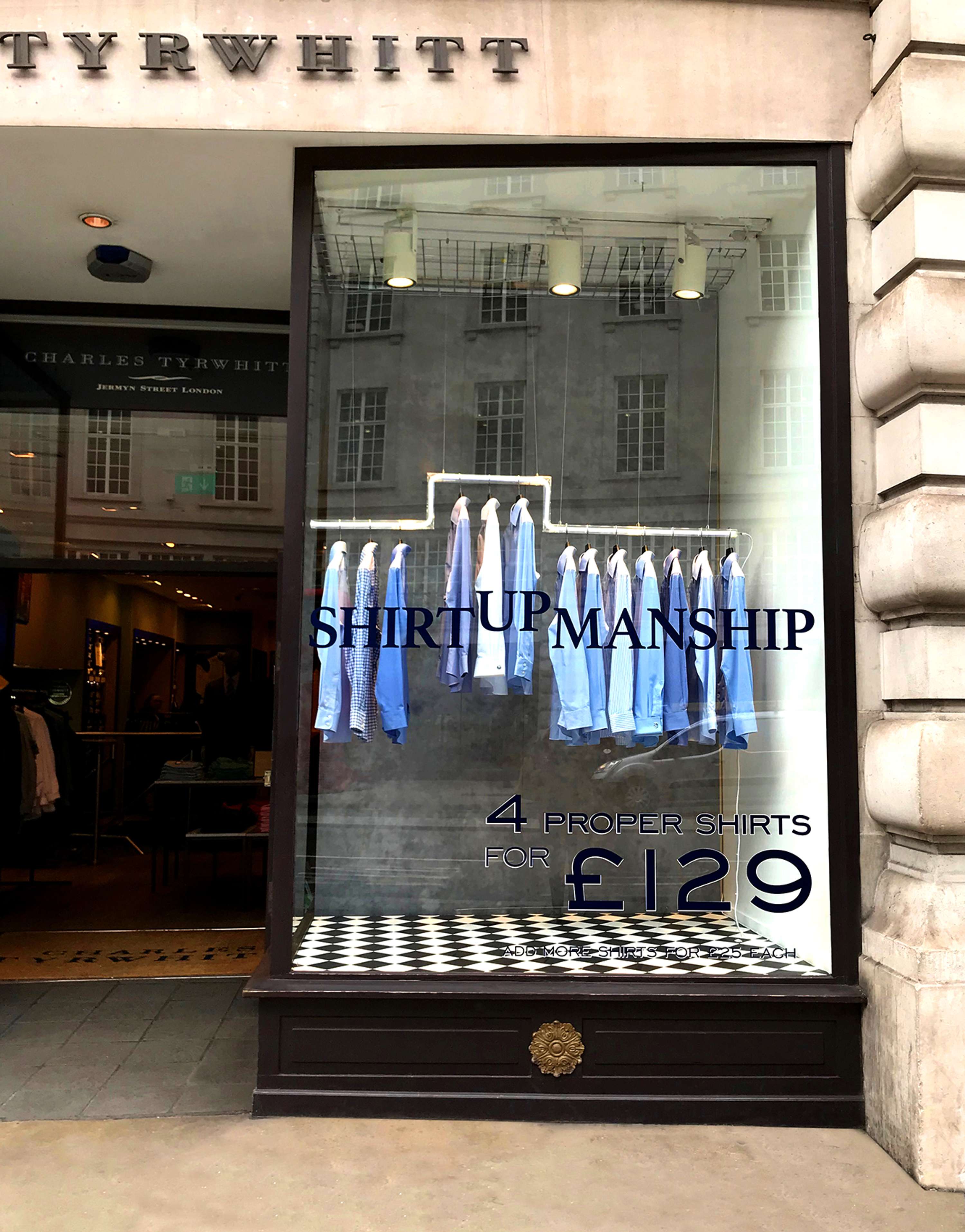 Charles Tyrwhitt - Window display by Virginie Montagnon
