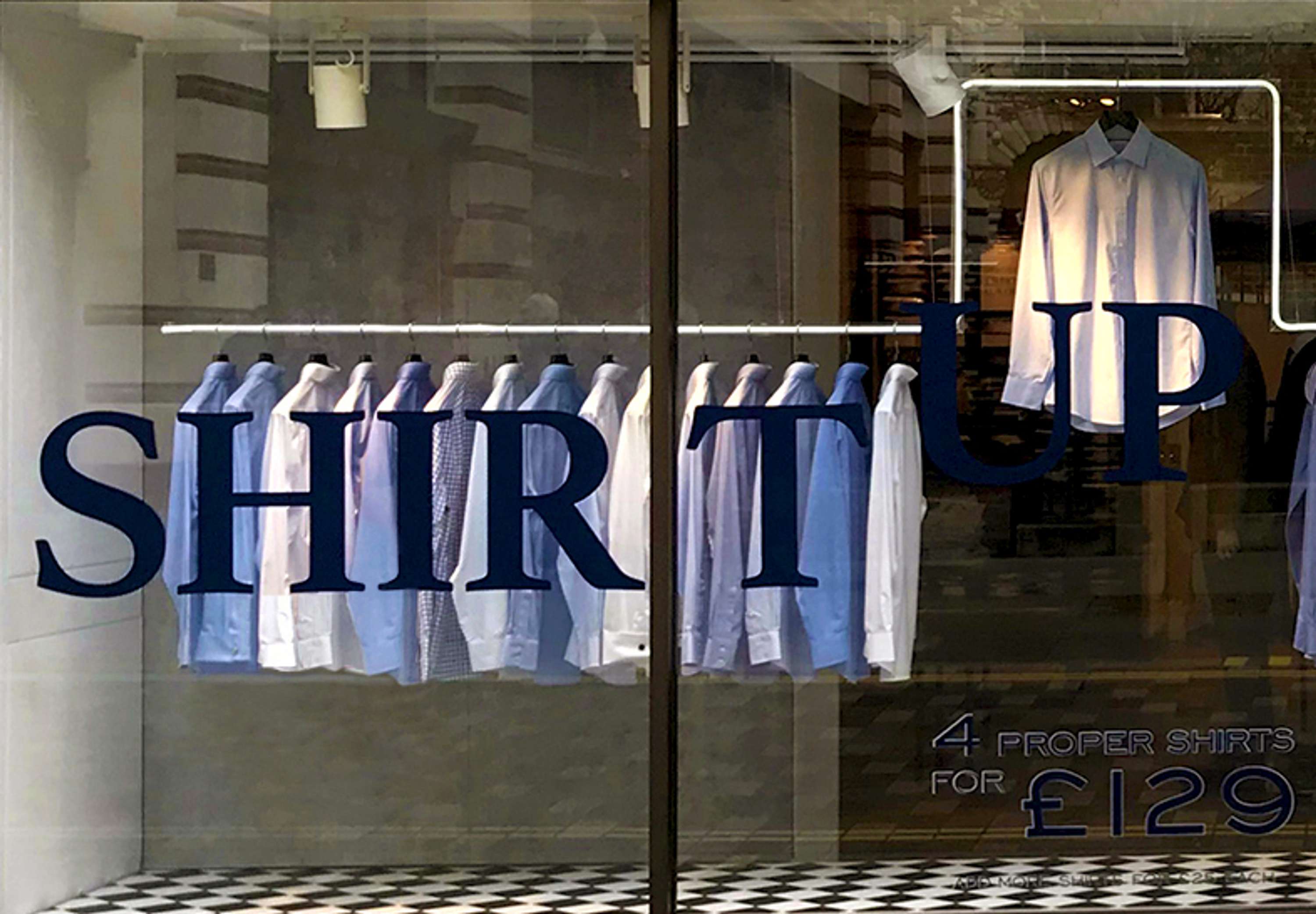 Charles Tyrwhitt - Window display by Virginie Montagnon