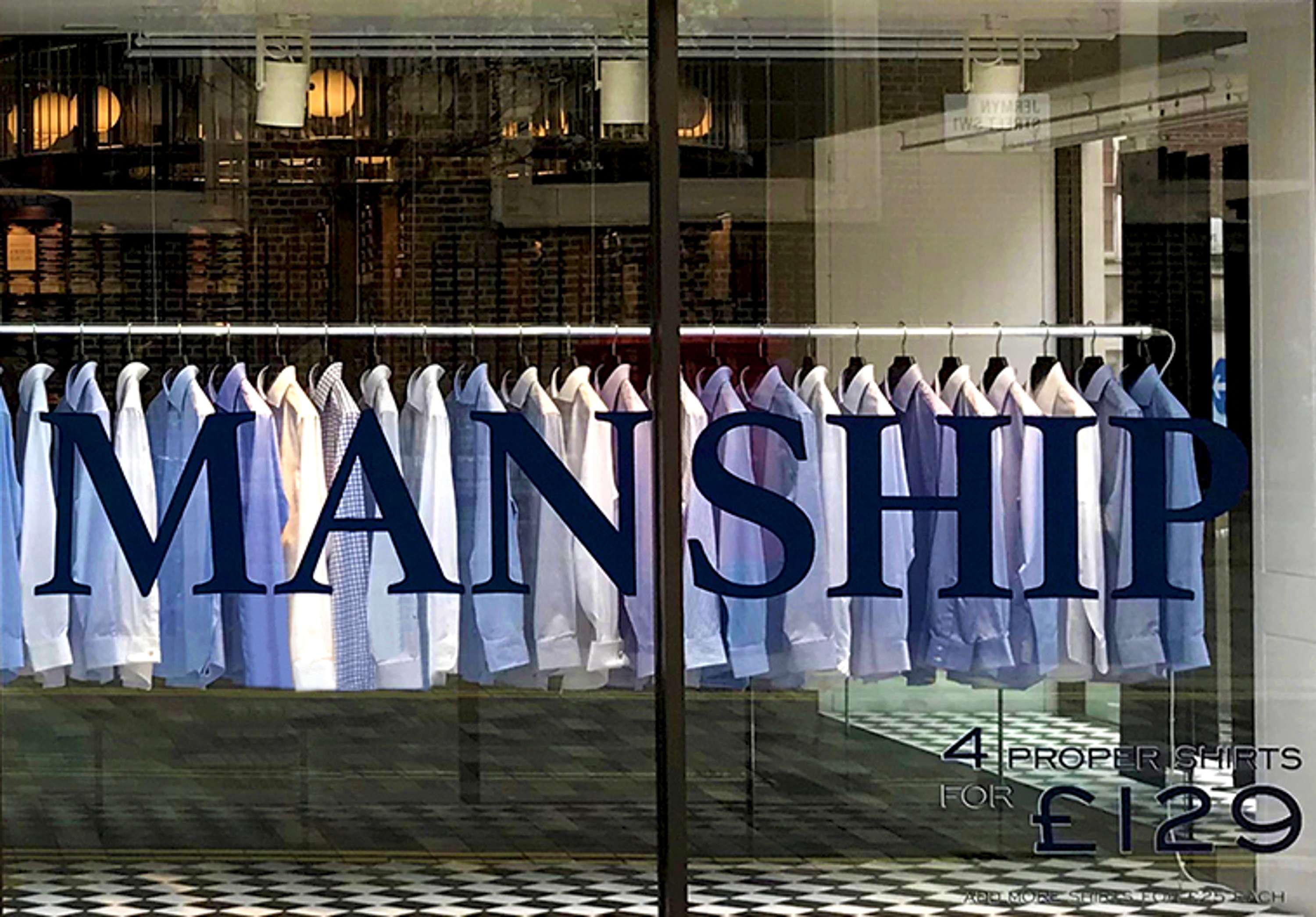 Charles Tyrwhitt - Window display by Virginie Montagnon