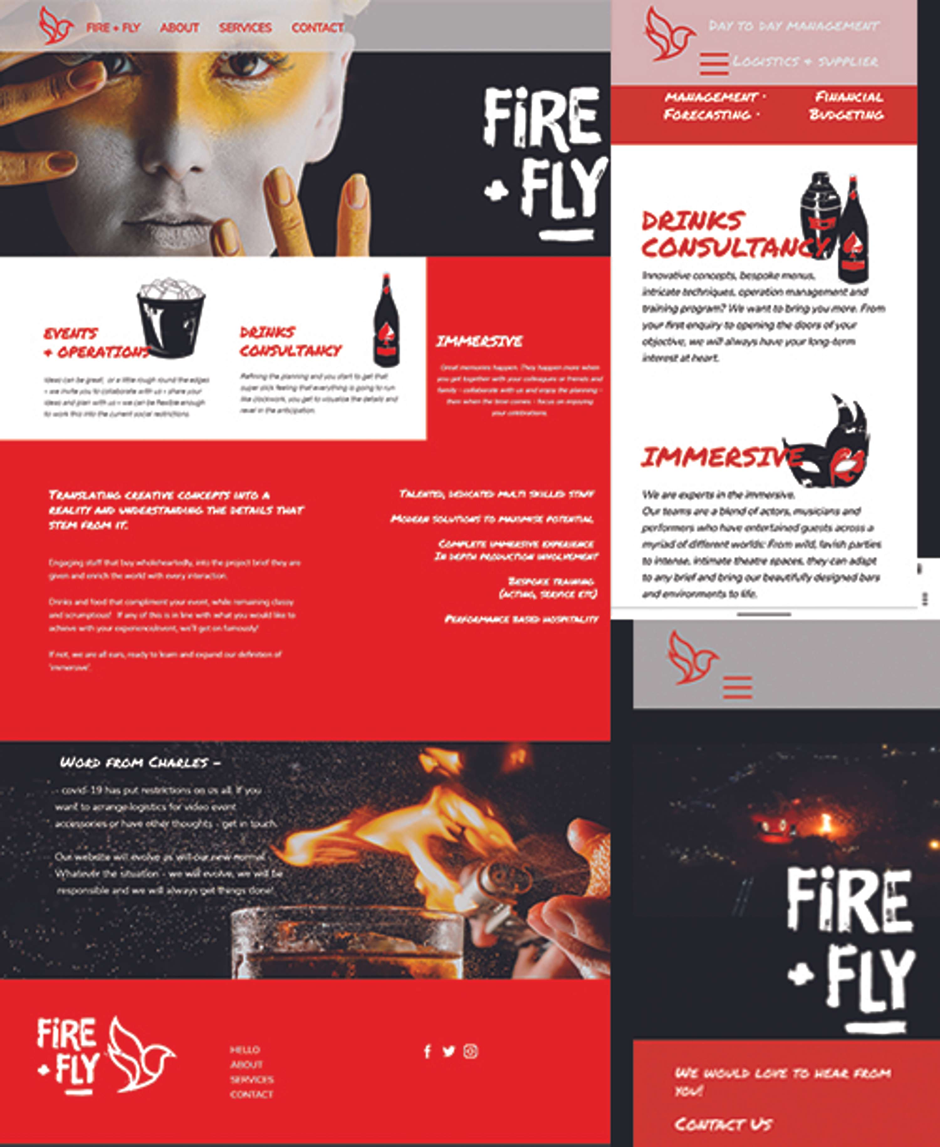 Web design project by Annie Veale