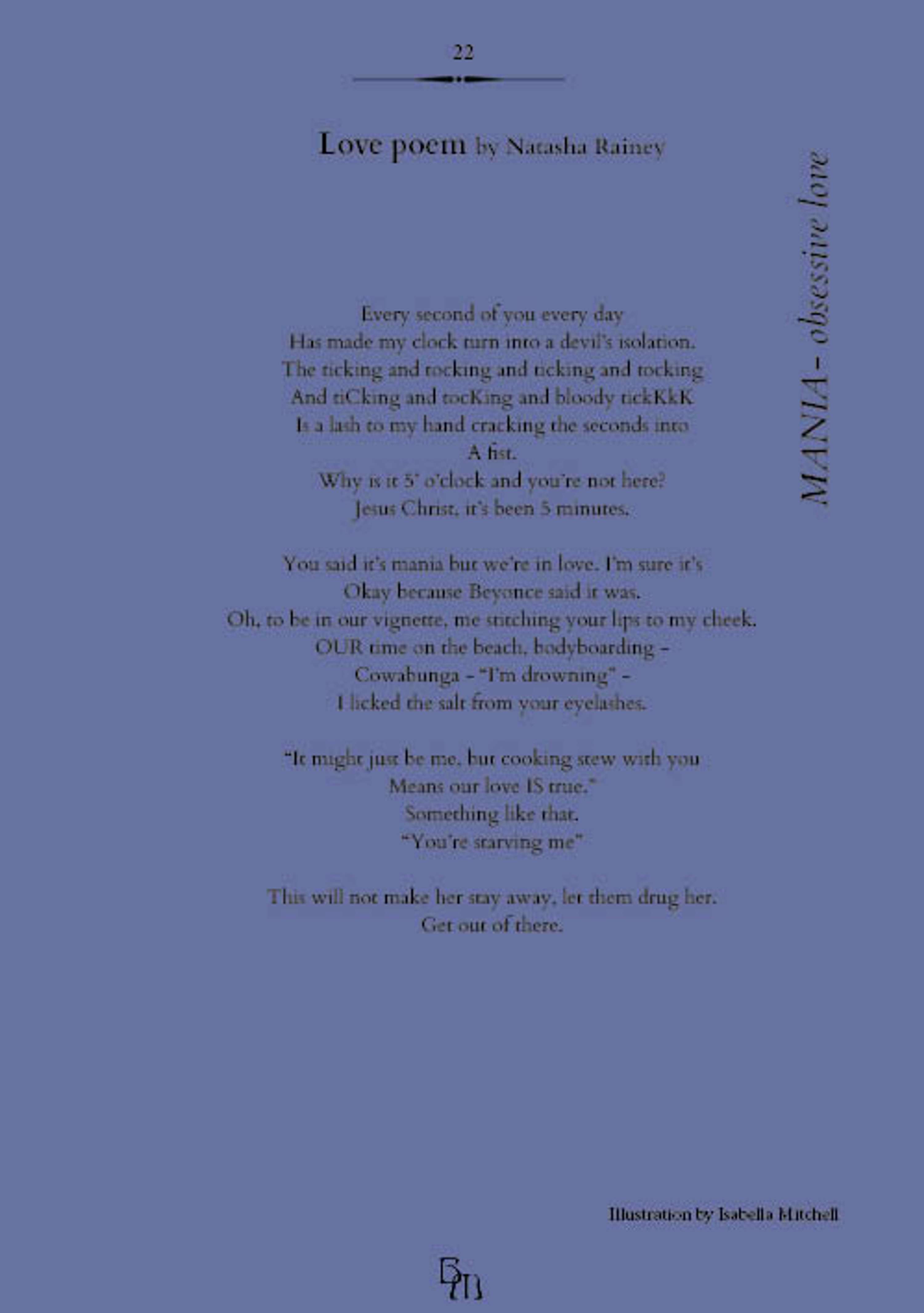 The Bower Monologues- Issue 001 by Millen Brown-Ewens