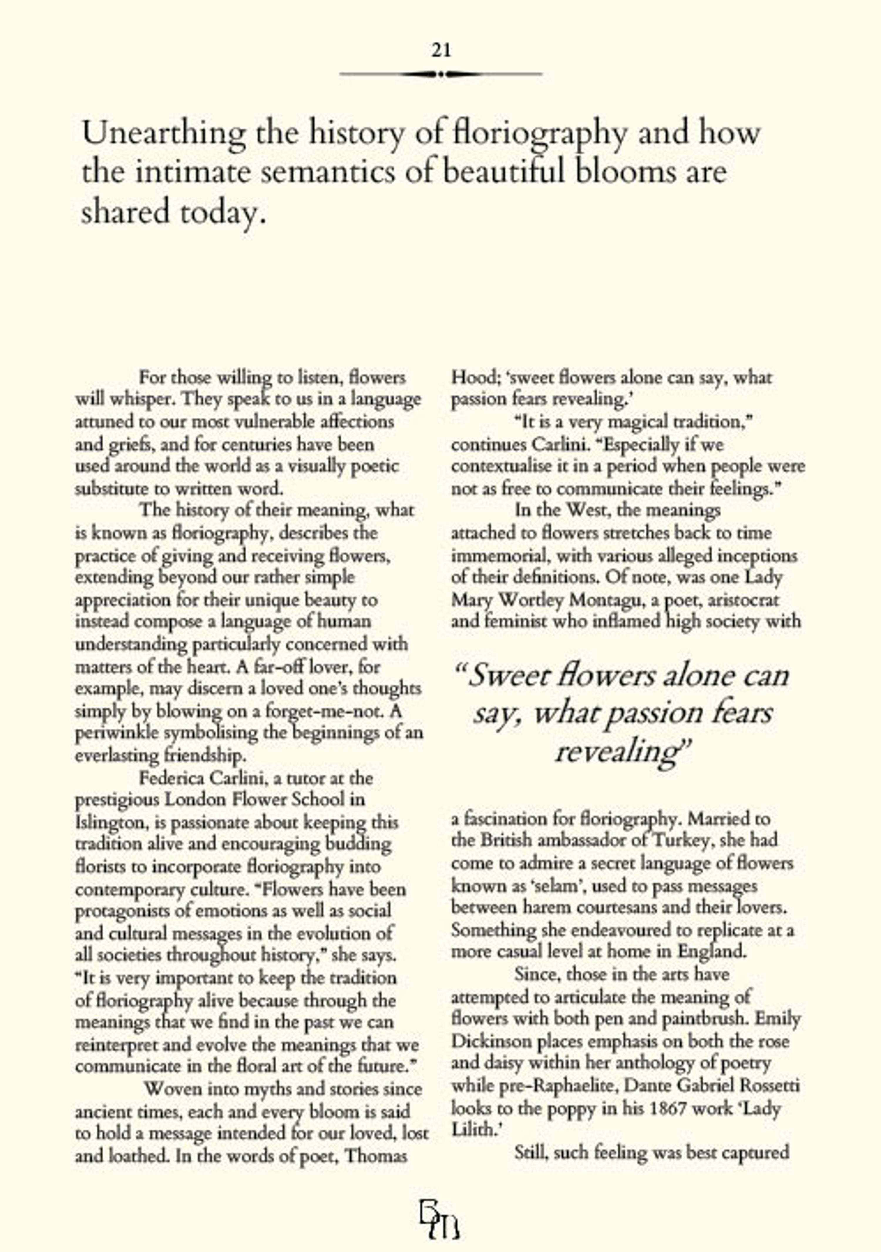 The Bower Monologues- Issue 001 by Millen Brown-Ewens