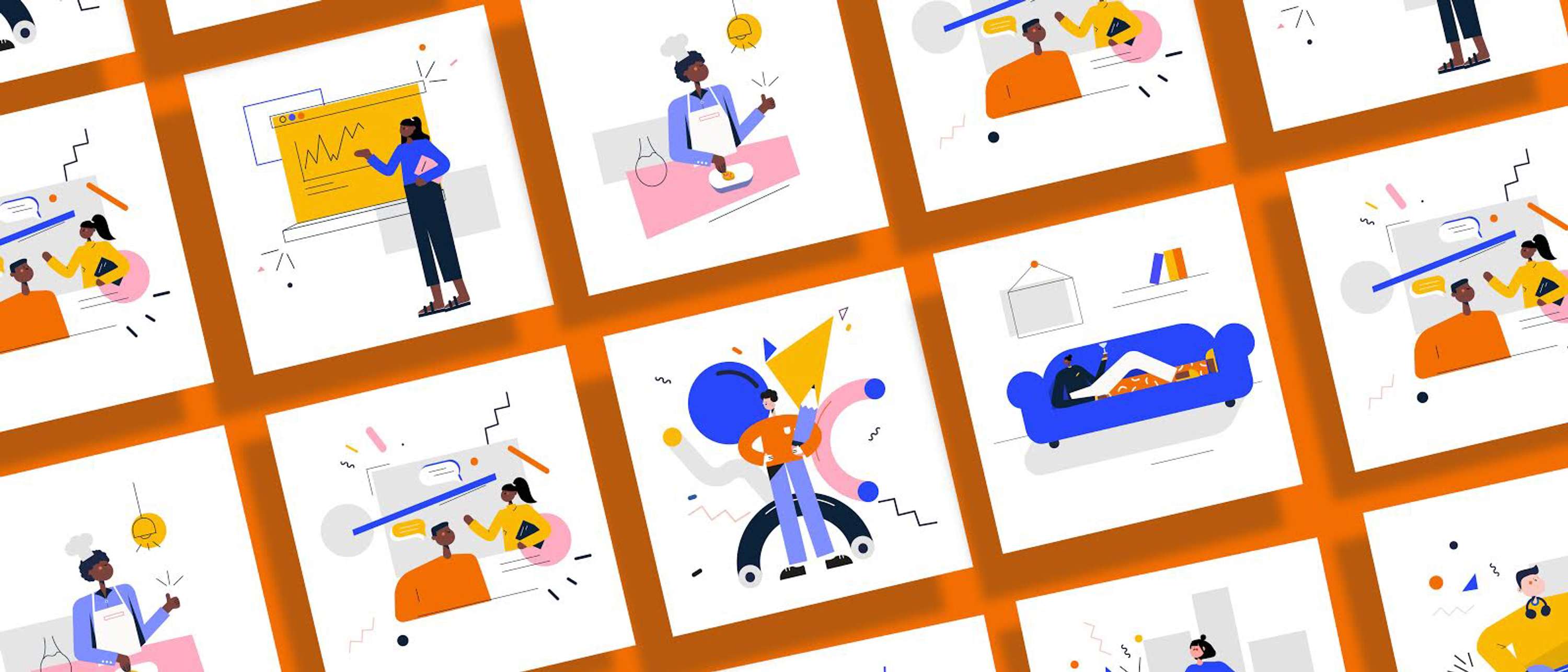 Linewise icon and character set by Margo Sem