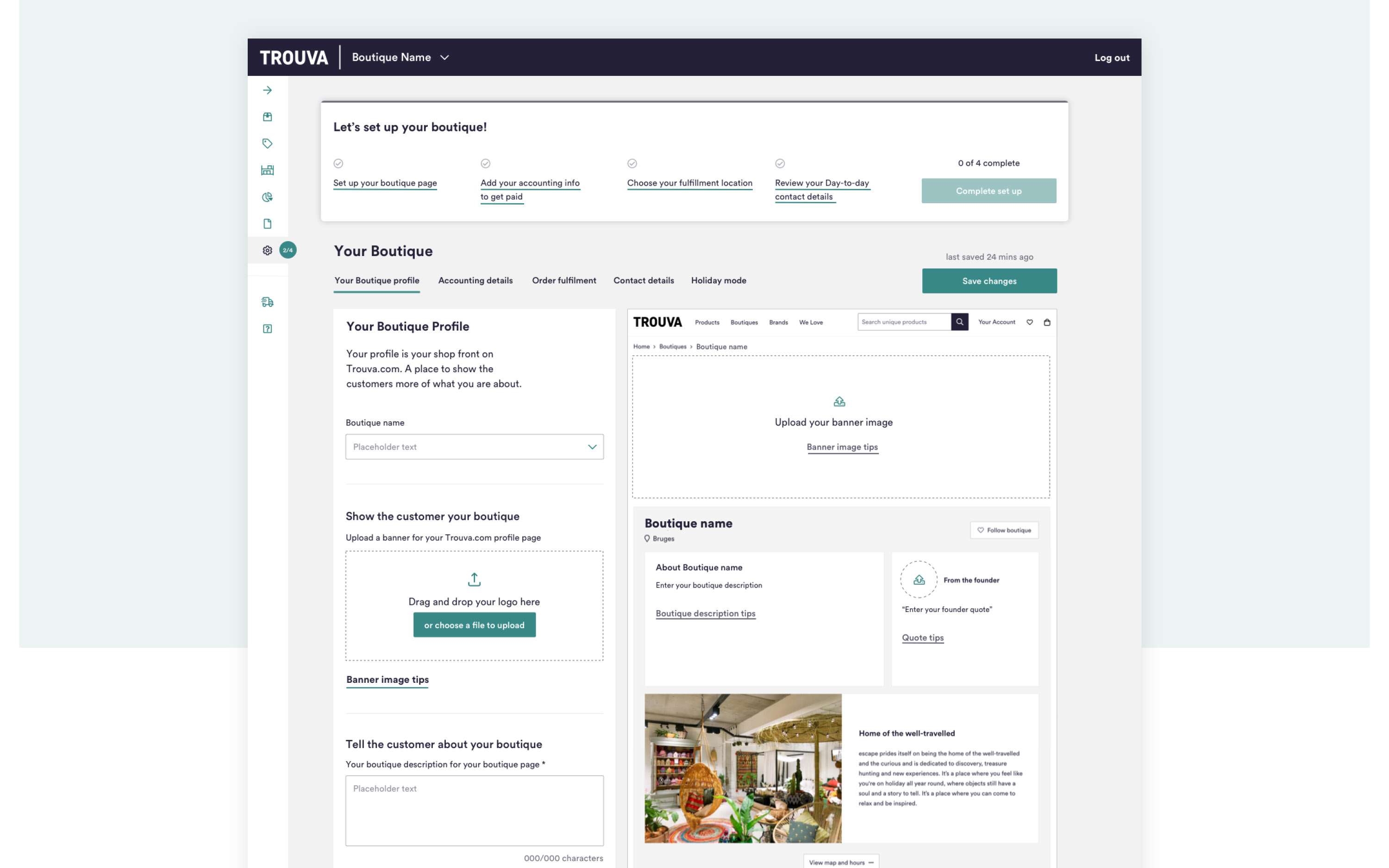 On boarding for new partners at Trouva by Jason Hancock