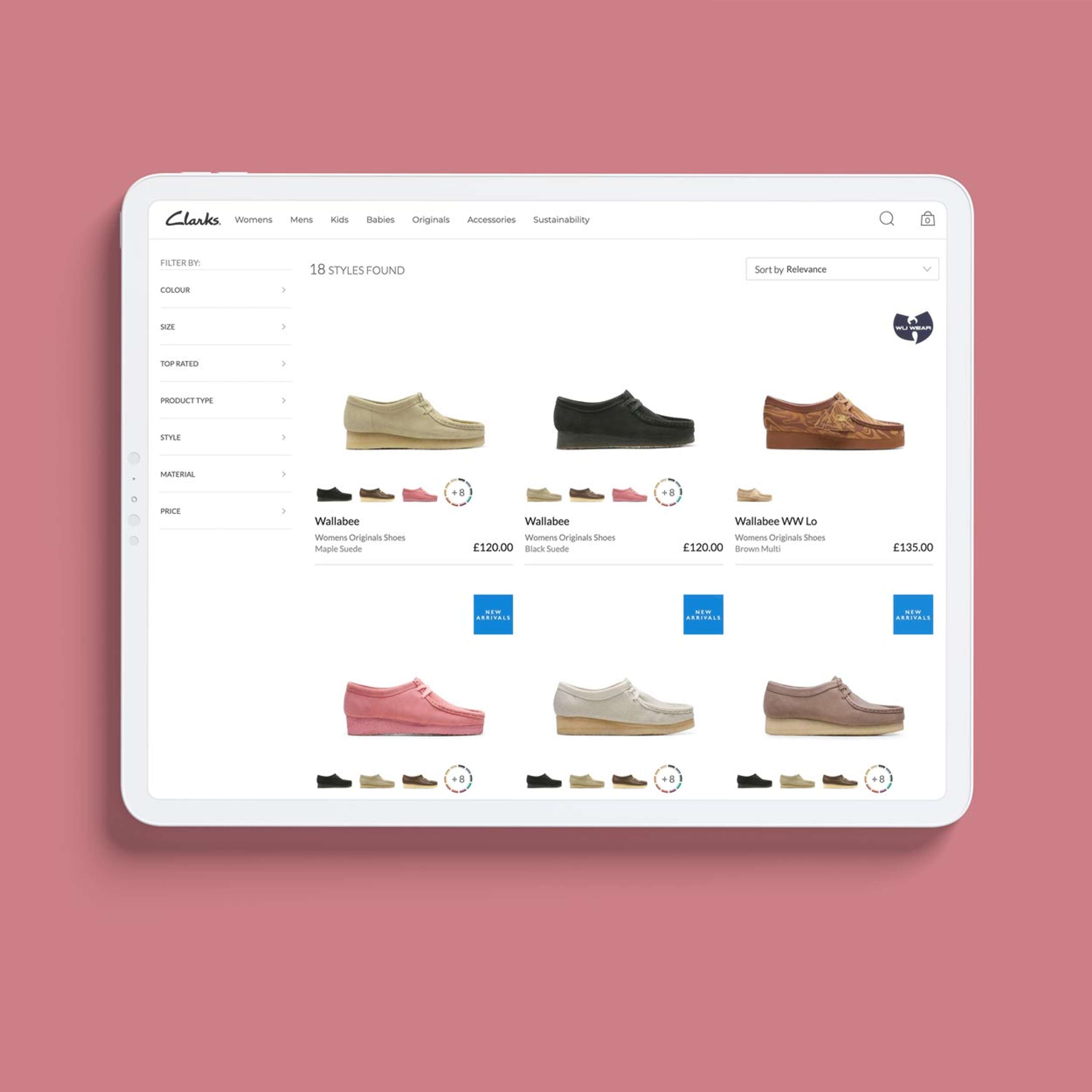 Clarks Shoes - Design System by Ben Tiller