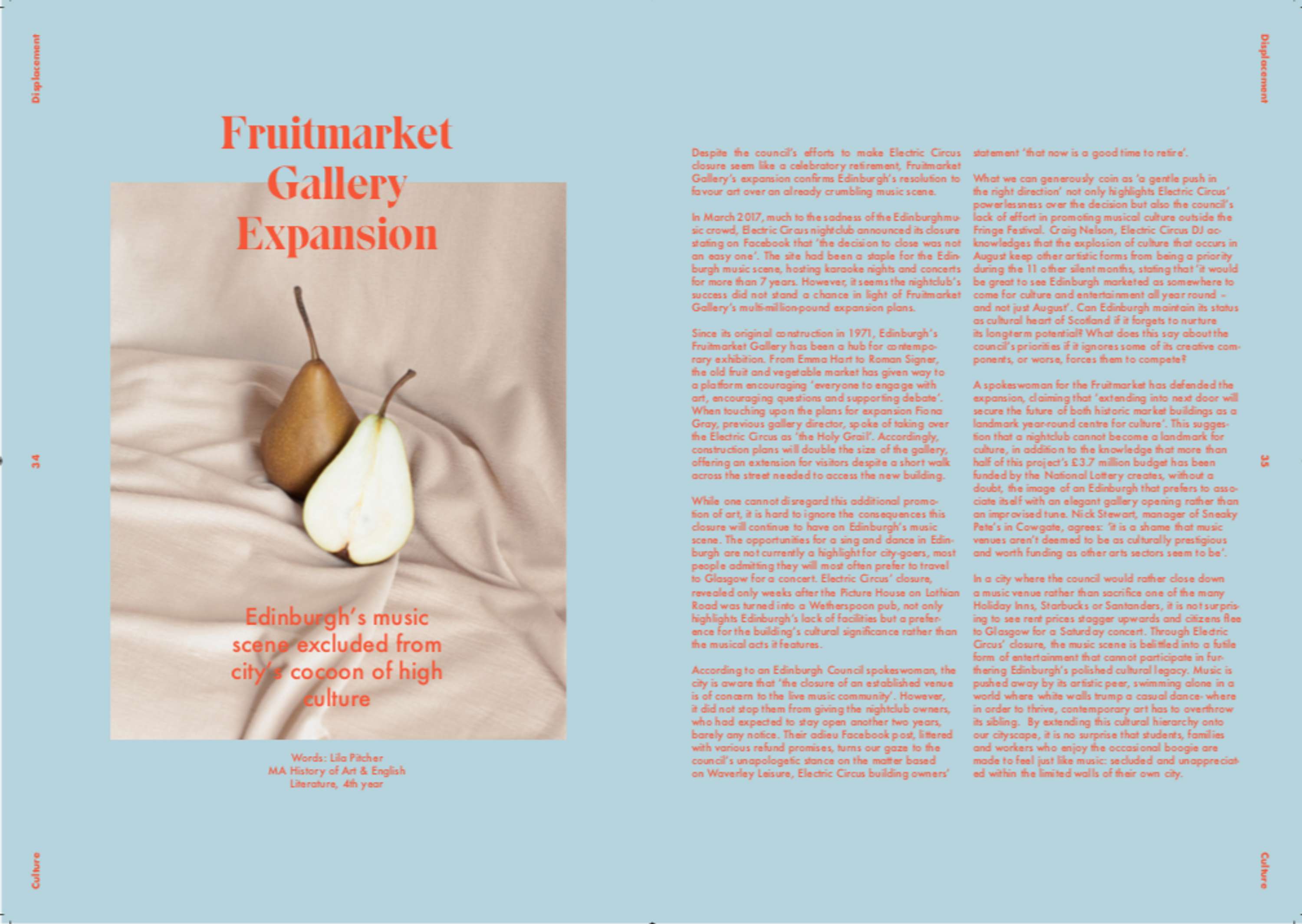 CANVAS Issue N.07: Displacement by Lila Pitcher