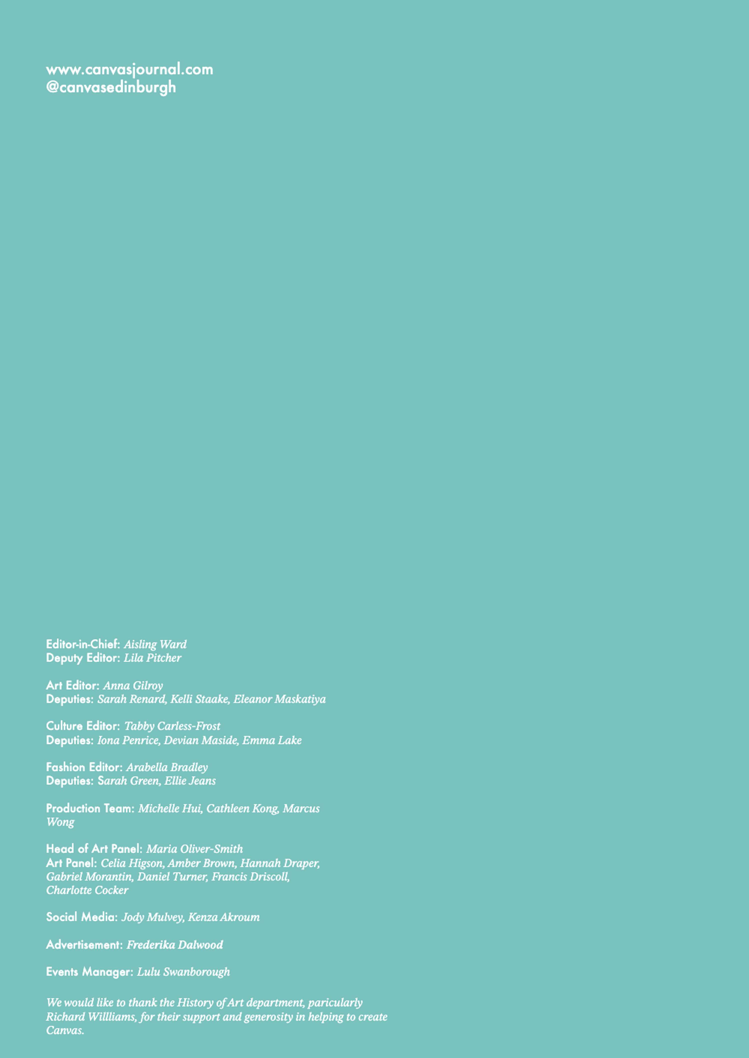 CANVAS Issue No.8: Absurdity by Lila Pitcher