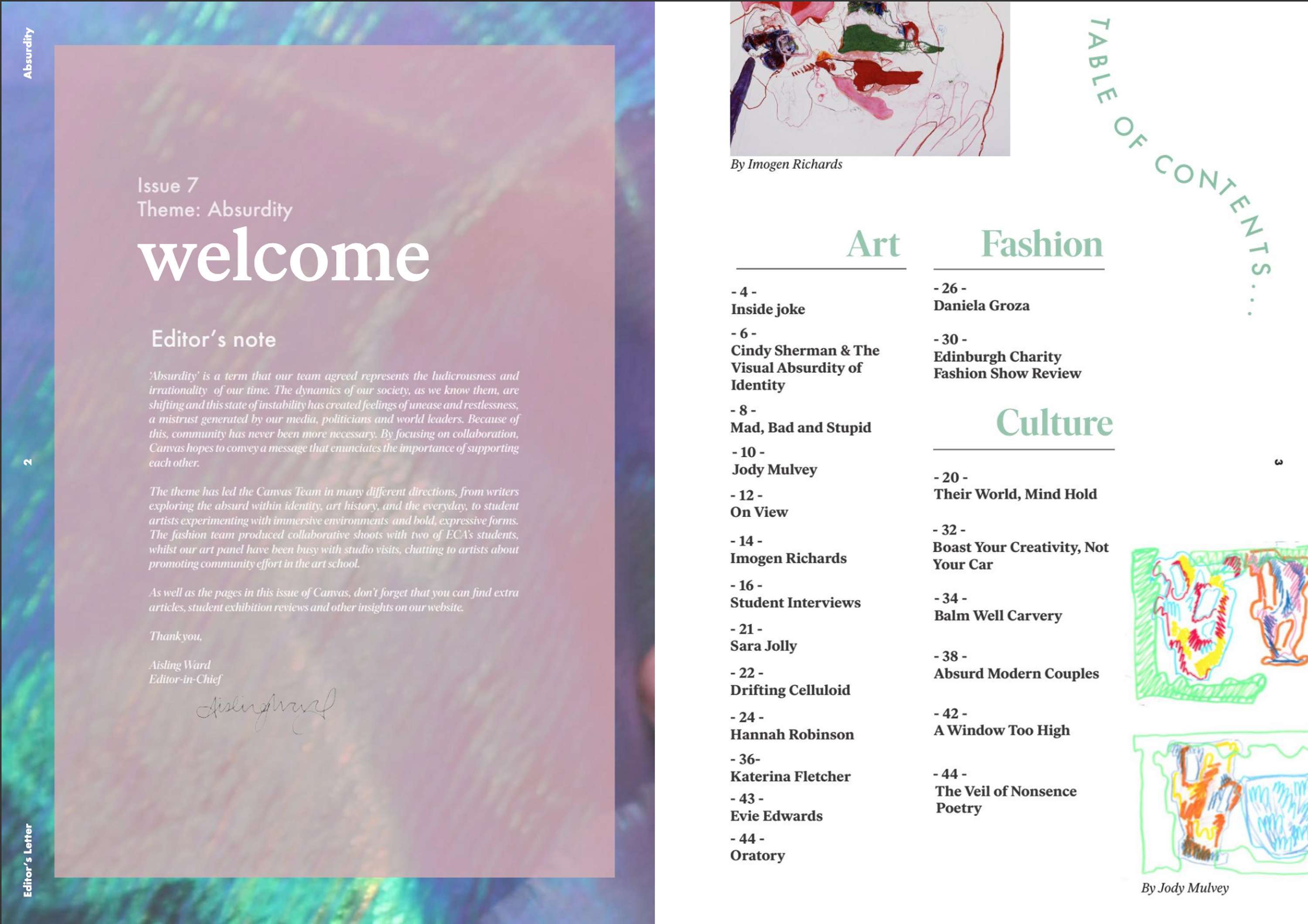 CANVAS Issue No.8: Absurdity by Lila Pitcher