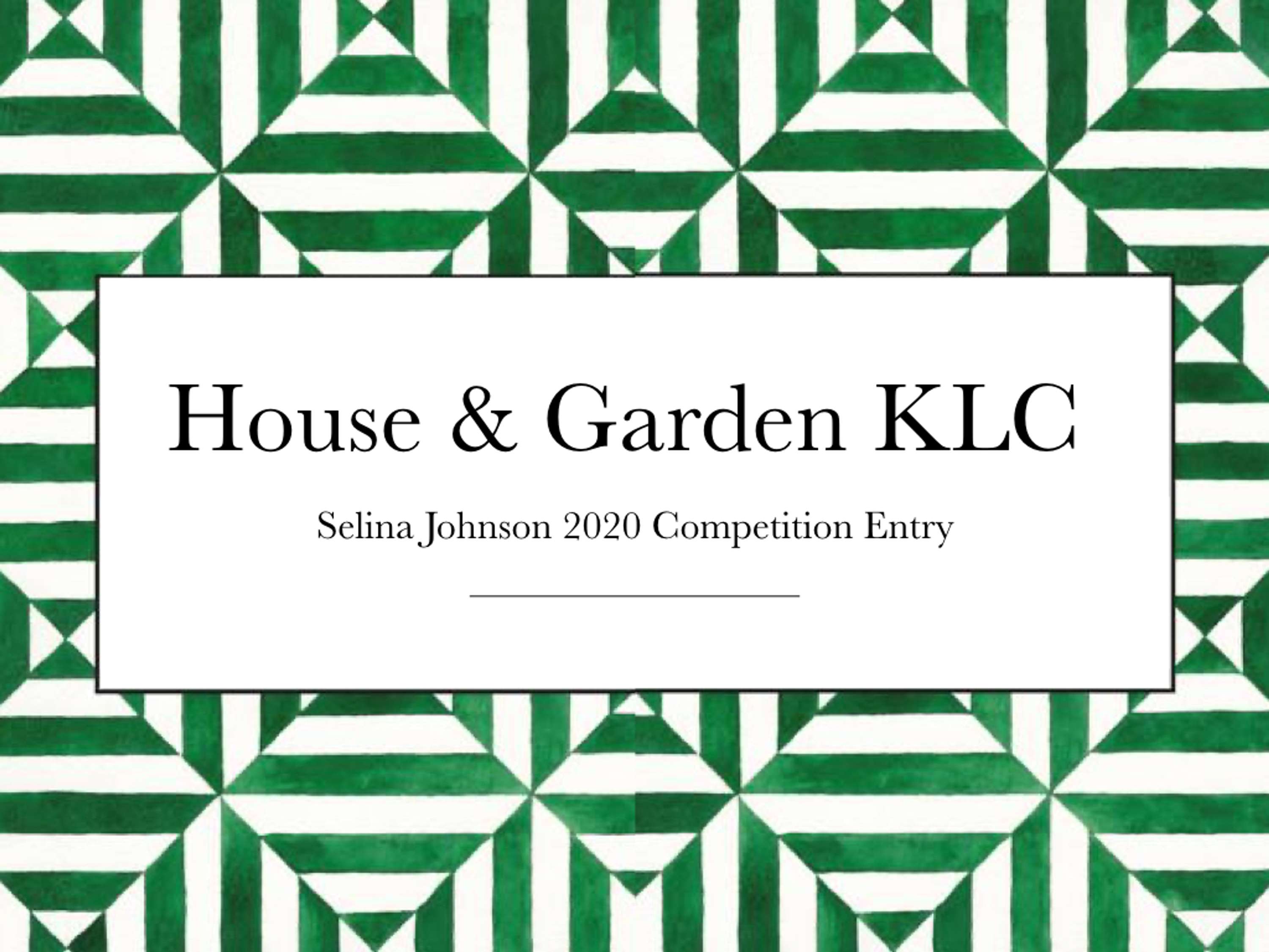 Residential design project by Selina May