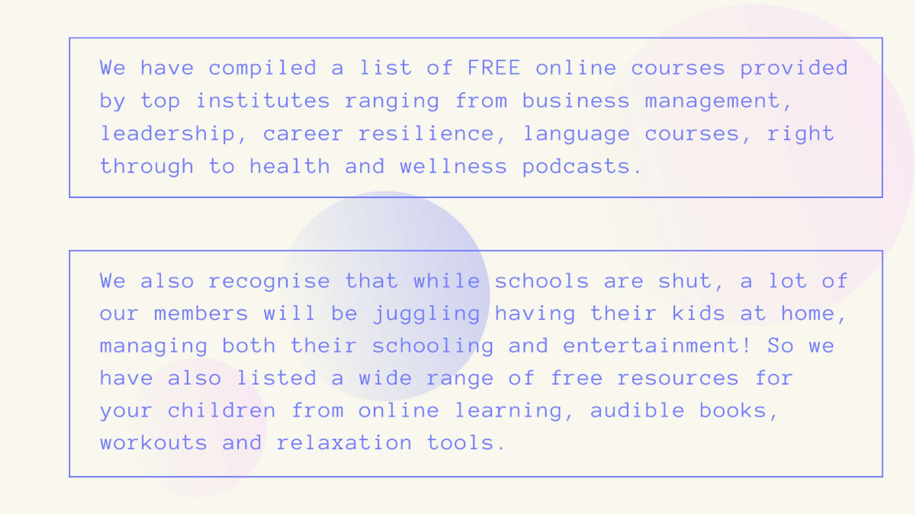WFH: Self Development Resources by APA
