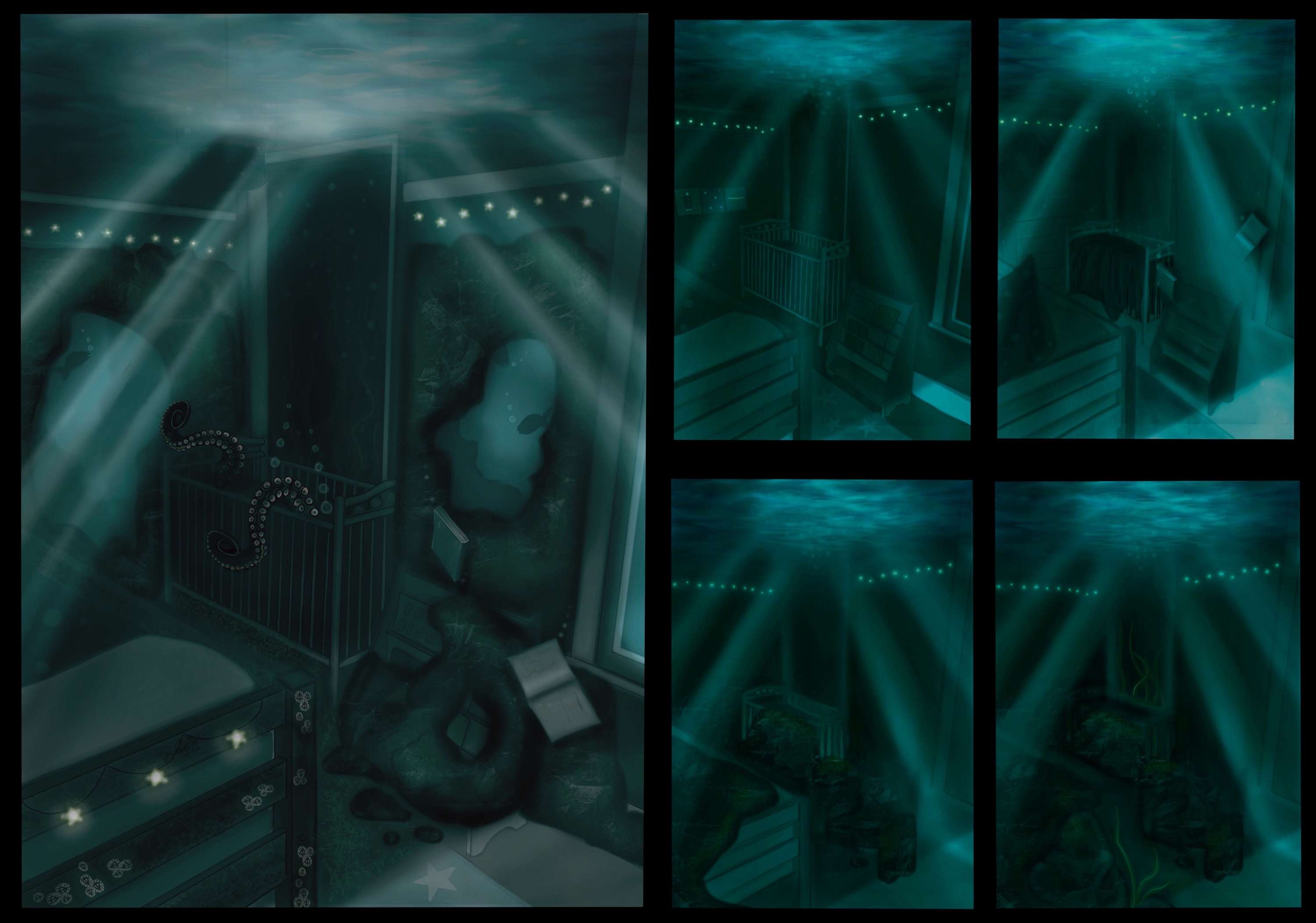 Concept art for a 2D Animation by Evelynne Stamp