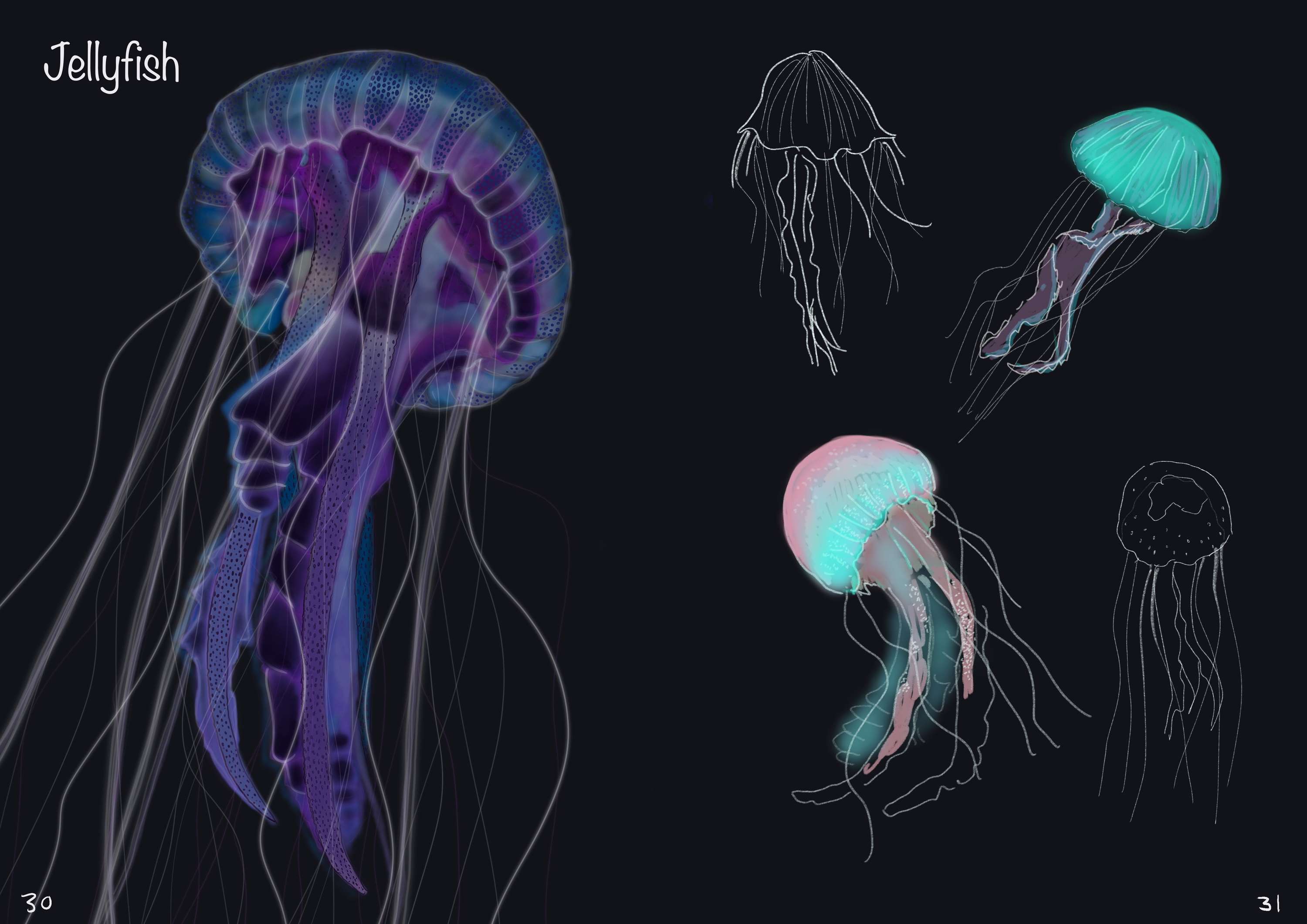 Creature Designs by Evelynne Stamp