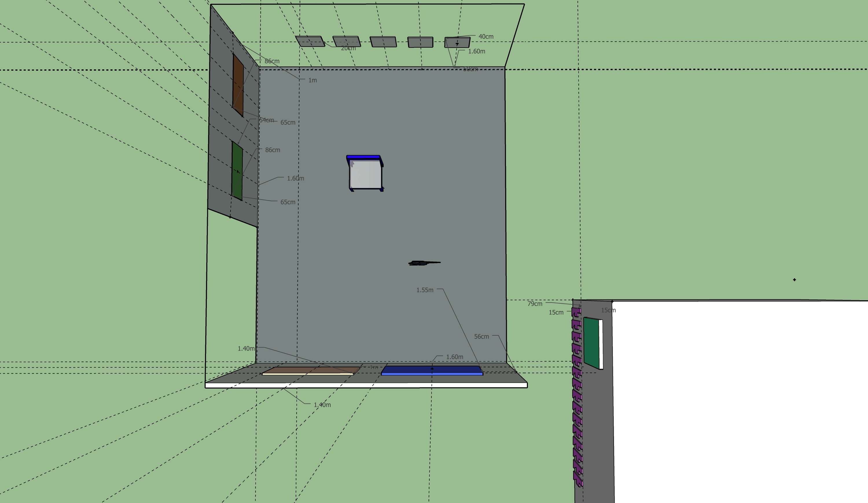 Sketchup Exhibition Design/Curation by Roshanak (Roshi) Khakban