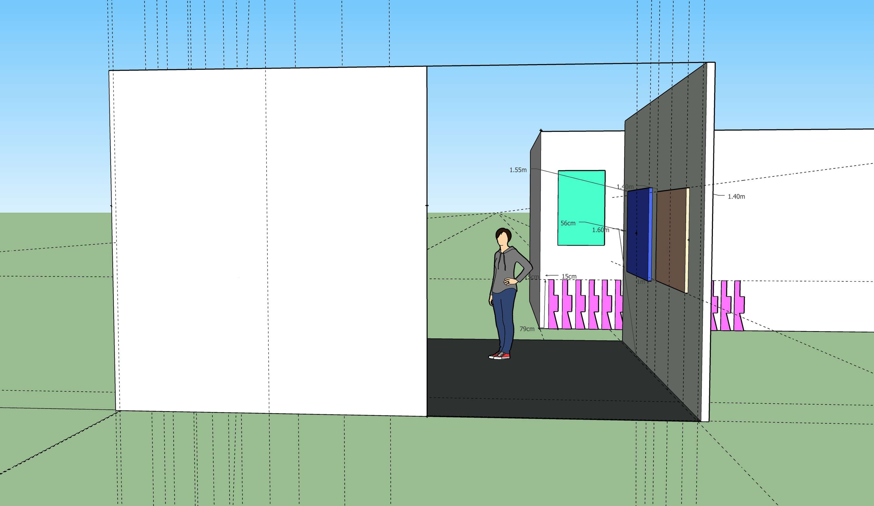 Sketchup Exhibition Design/Curation by Roshanak (Roshi) Khakban