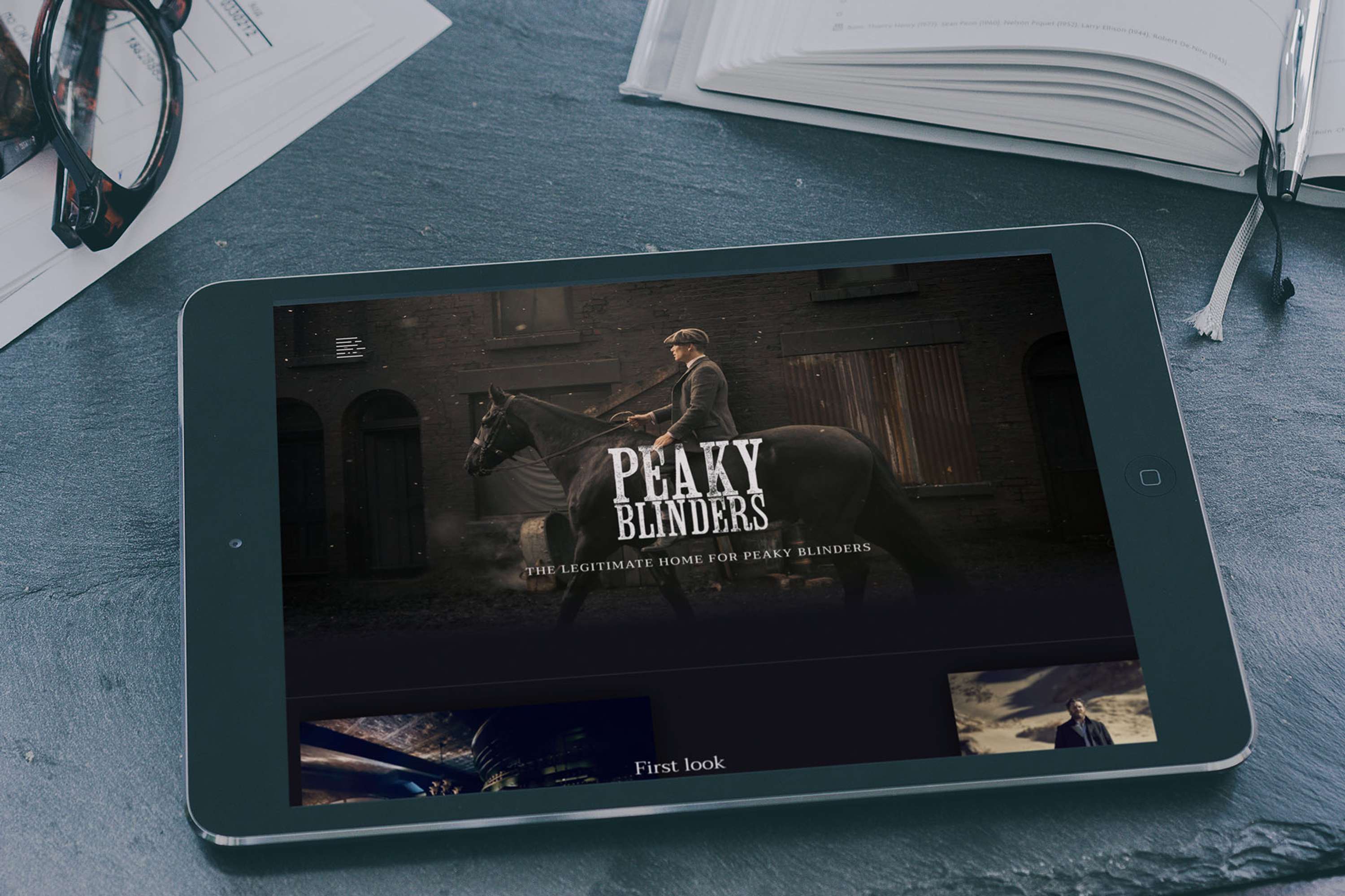 Peaky Blinders Website by Manifest
