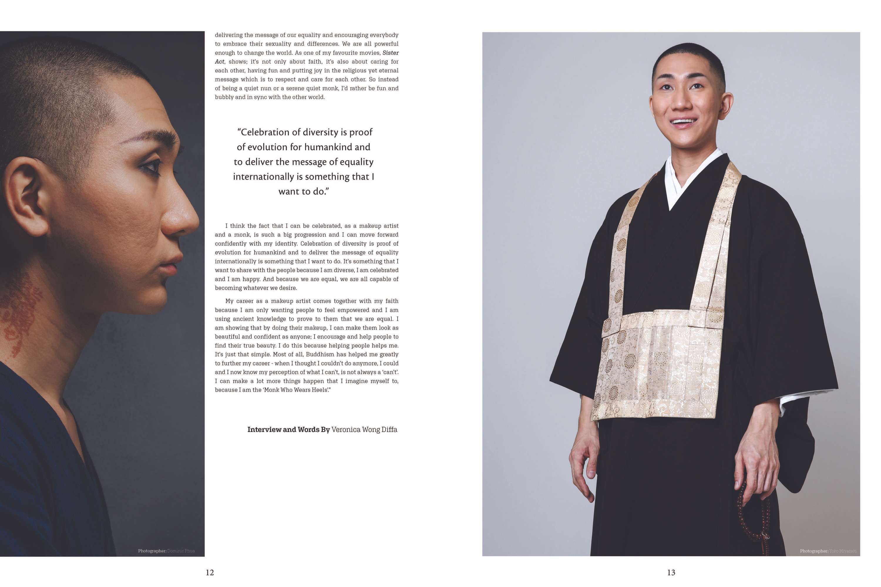 Kodo Nishimura - The Monk Who Wears Heels by Veronica Wong Diffa