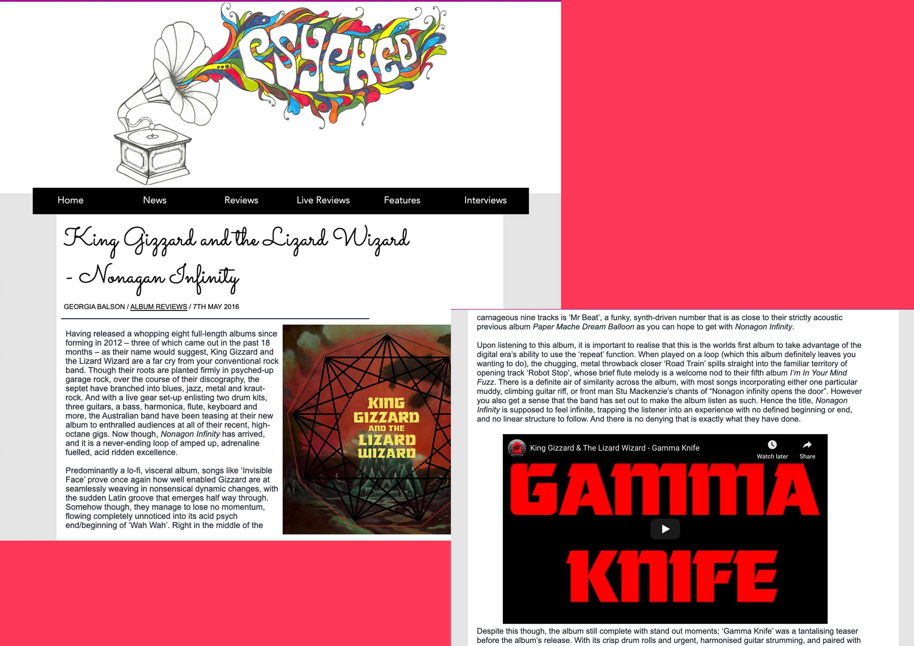 PSYCHED Magazine by Georgia Balson