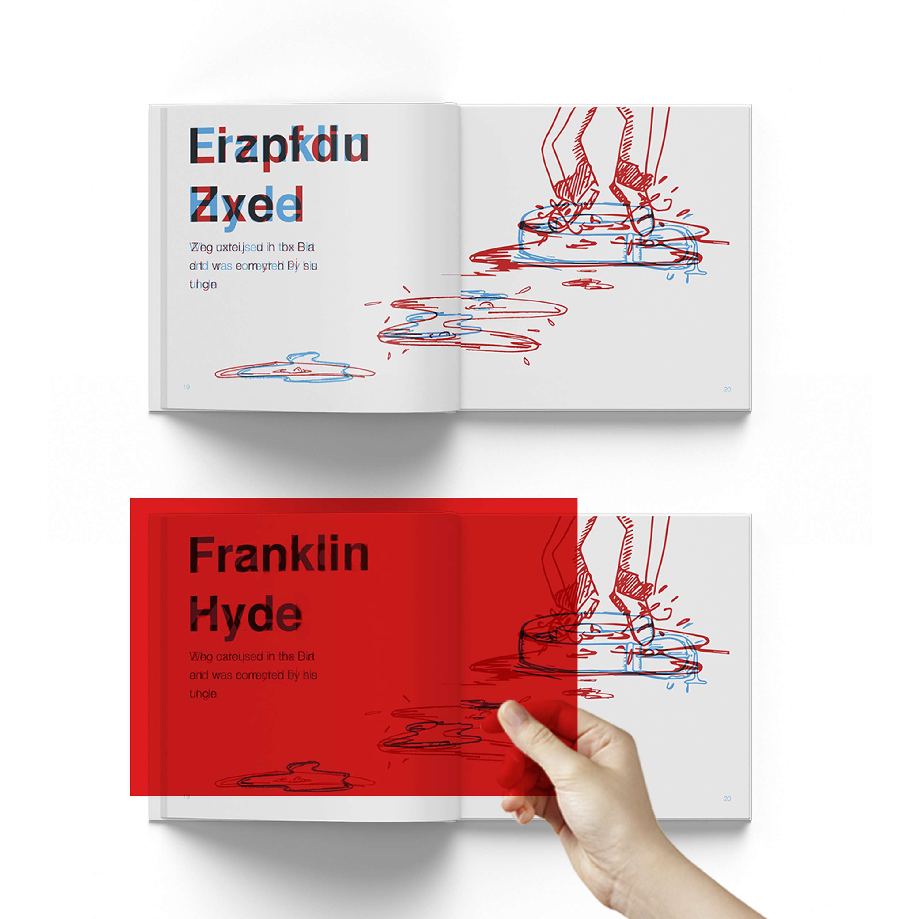 A Dyslexia Simulation Book by Josie Hales