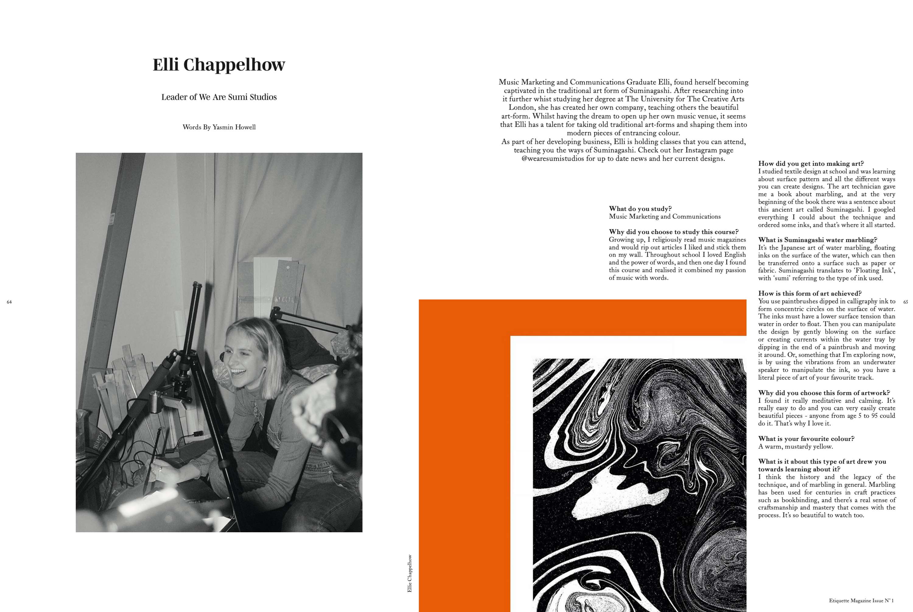 An Interview with Elli Chappelhow by Yasmin Howell
