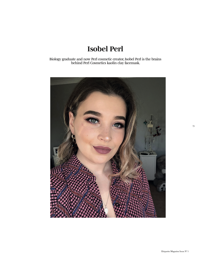 An Interview with Isobel Perl by Yasmin Howell