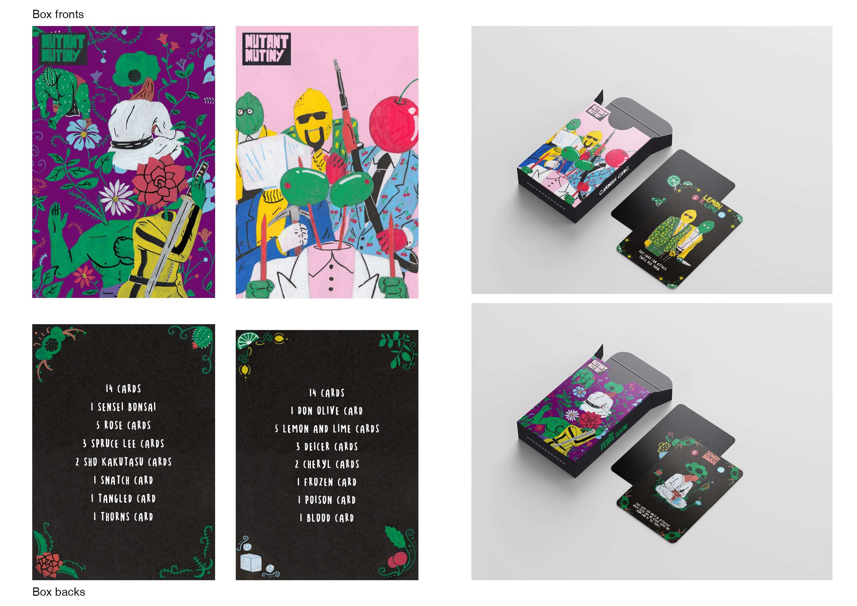 Mutant Mutiny Card game by Daniel Nelson