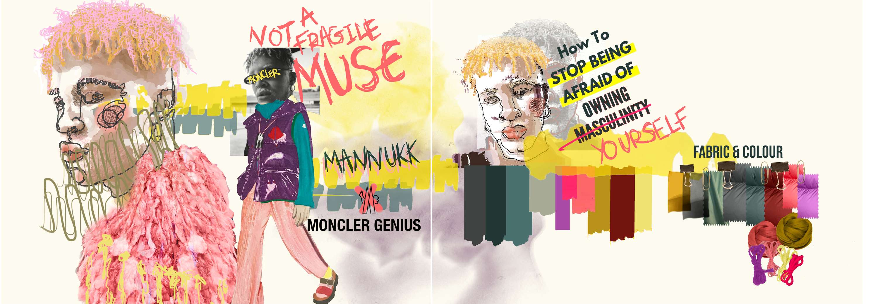 MANNUKK X MONCLER GENIUS COLLABORATION PROJECT by Sarah Leatherland