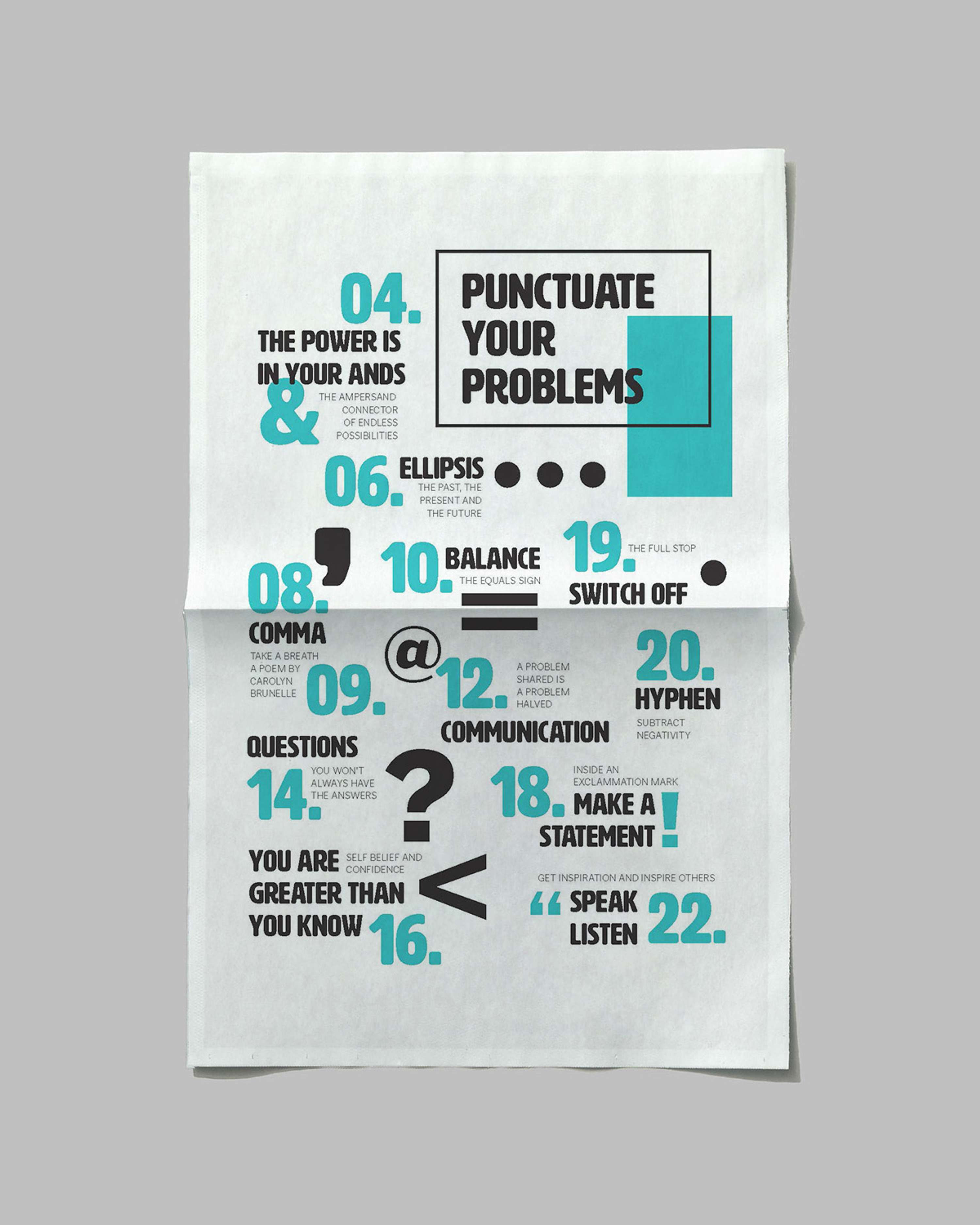 Punctuate Your Problems by Chloe Hunter
