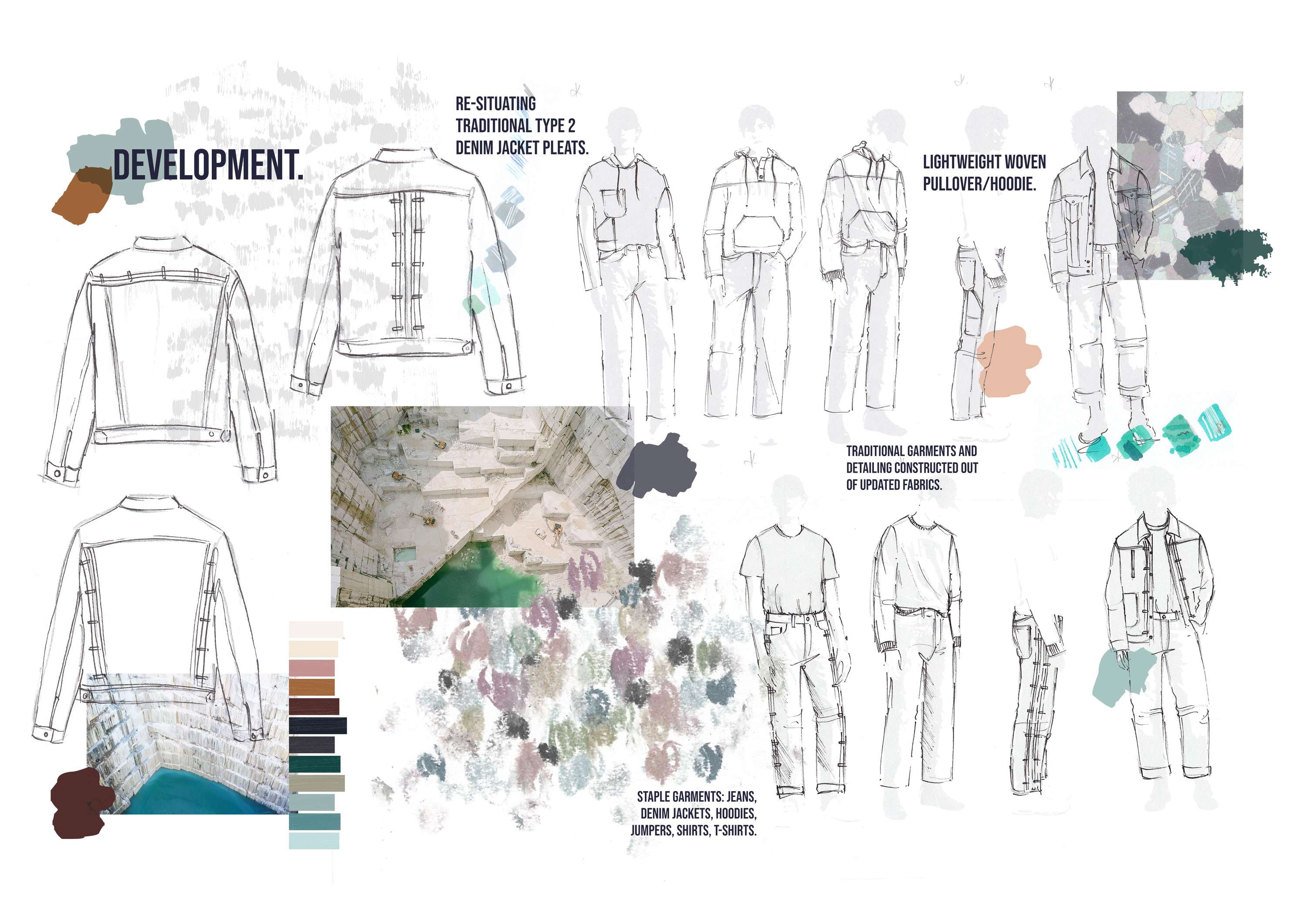 'ALLURE OF AZURE' - Levi's Made and Crafted Collaboration. by Megan Andrews