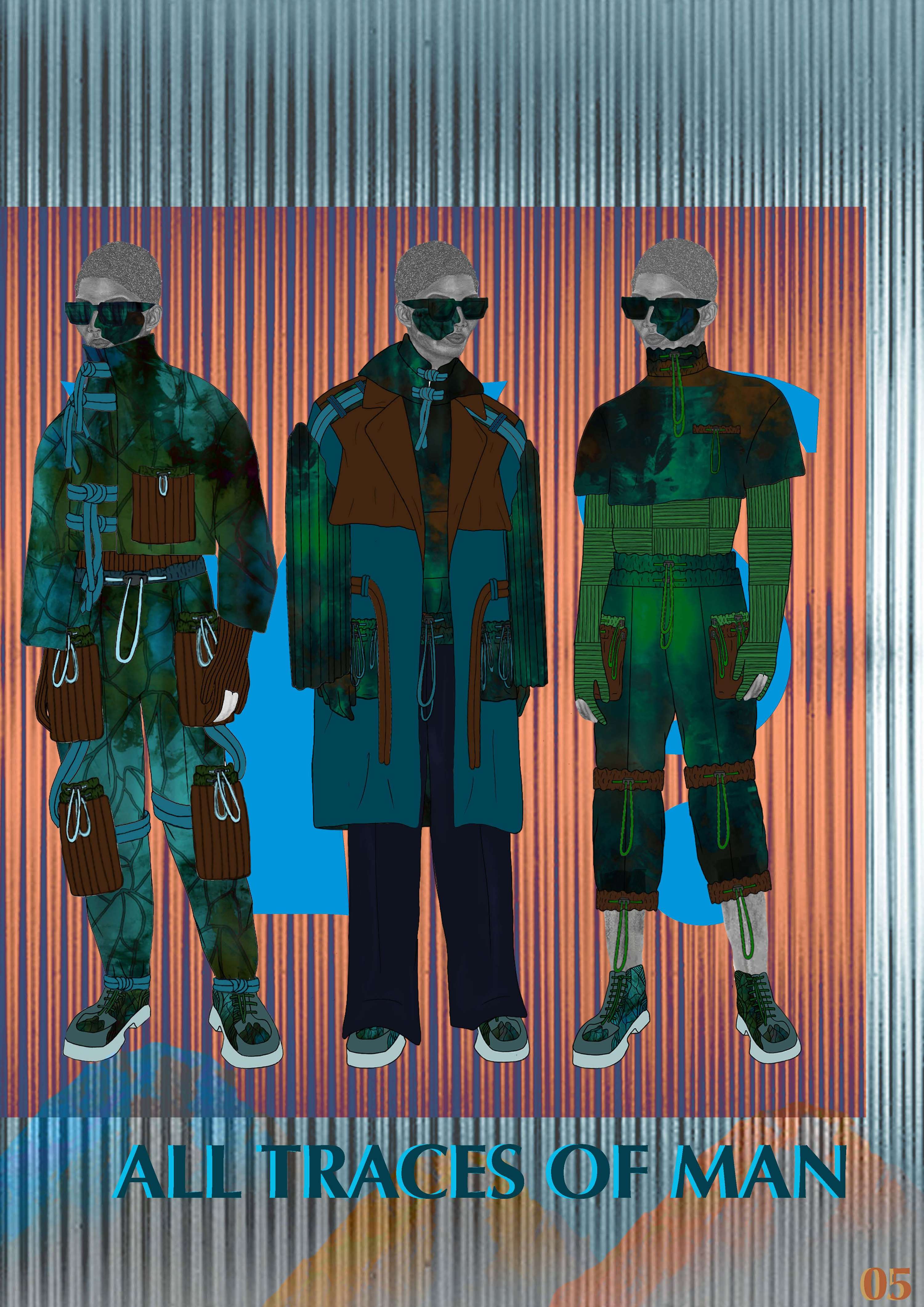 All Traces Of Man Look Book by Yumnah Khan