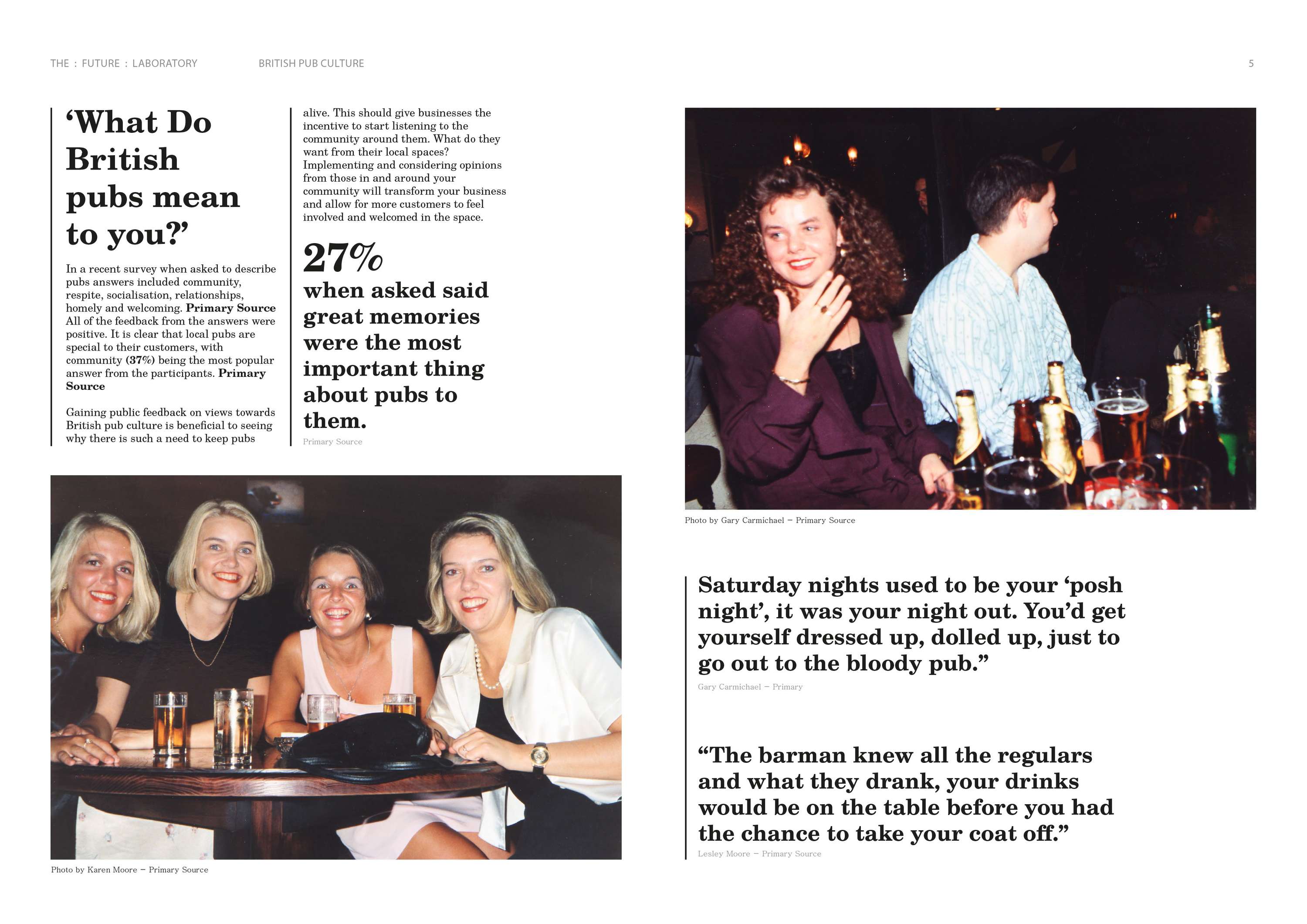 British Pub Report by Megan Carmichael