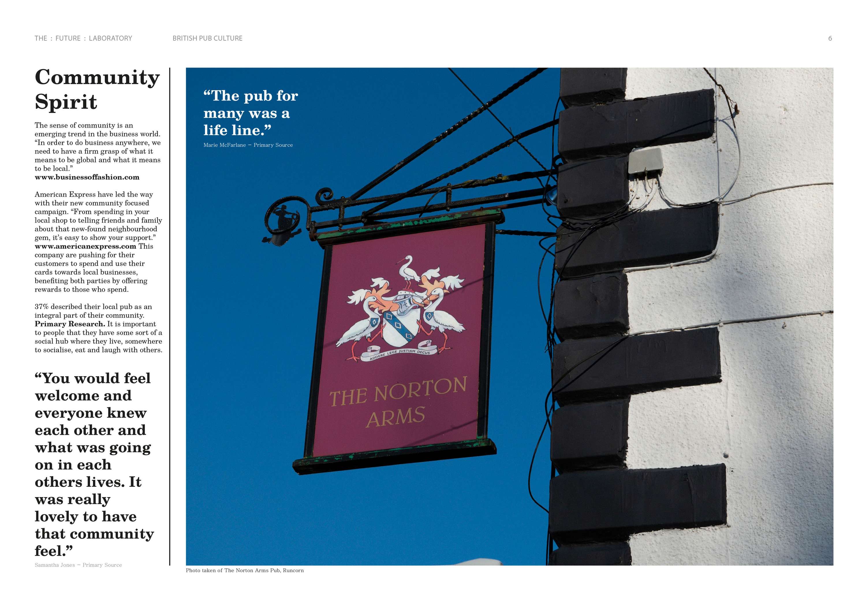 British Pub Report by Megan Carmichael