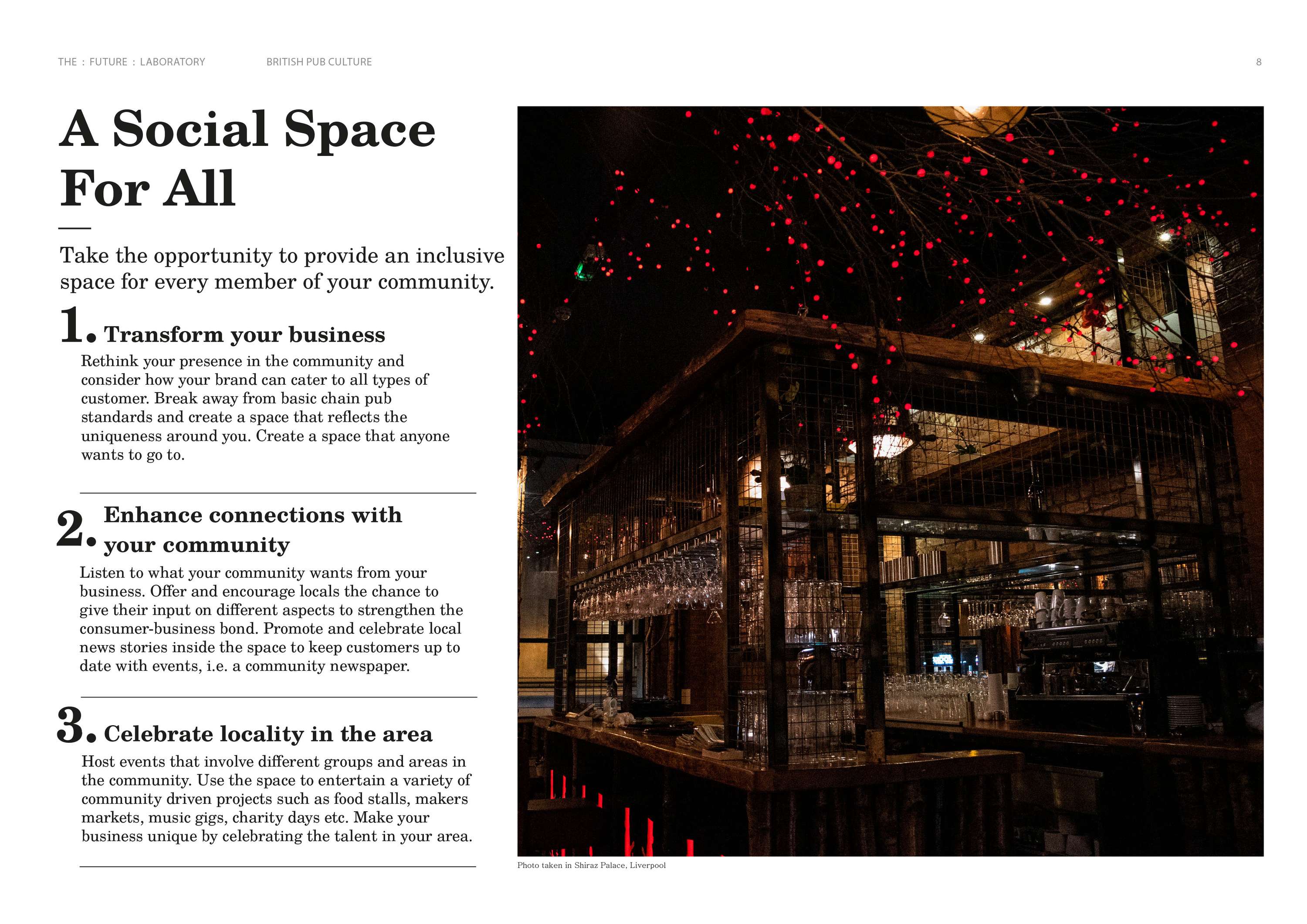 British Pub Report by Megan Carmichael