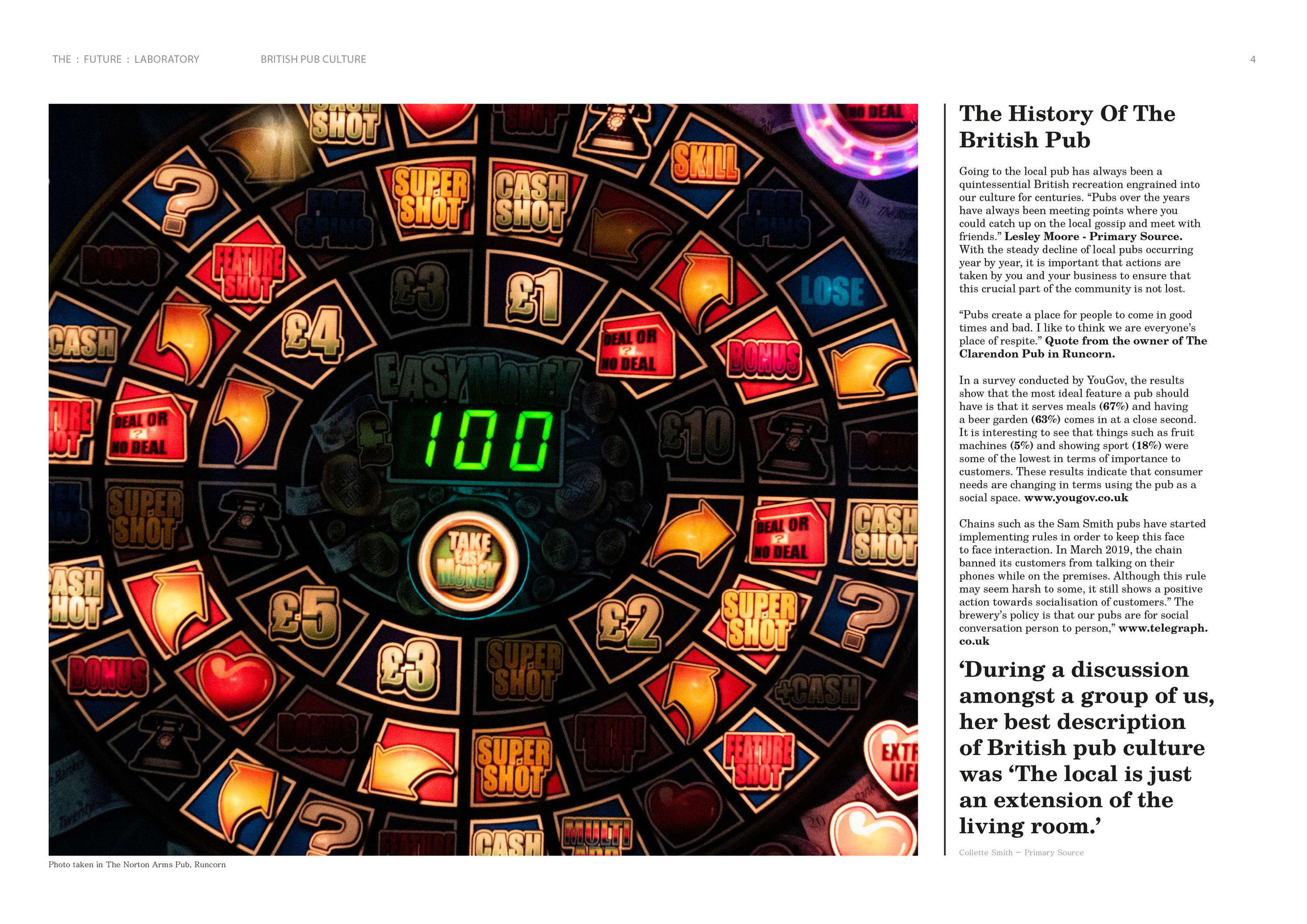 British Pub Report by Megan Carmichael
