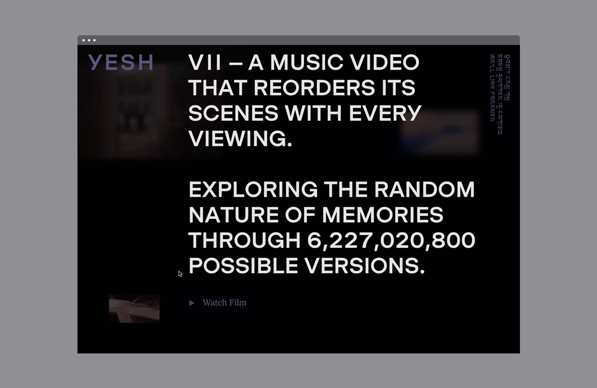 VII | YESH by Jason Filmore Sondock