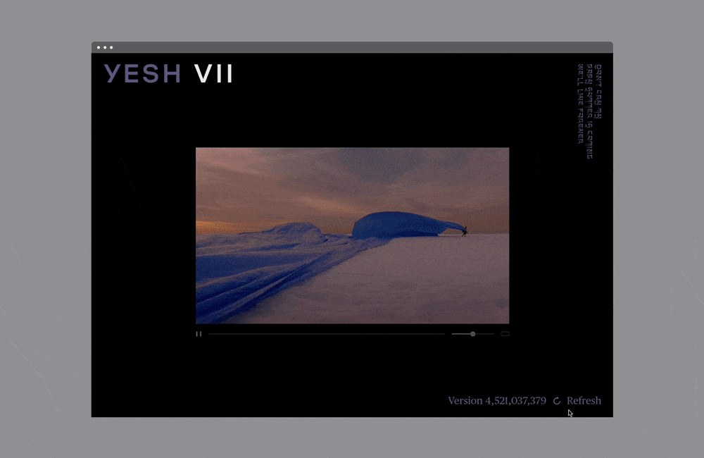 VII | YESH by Jason Filmore Sondock