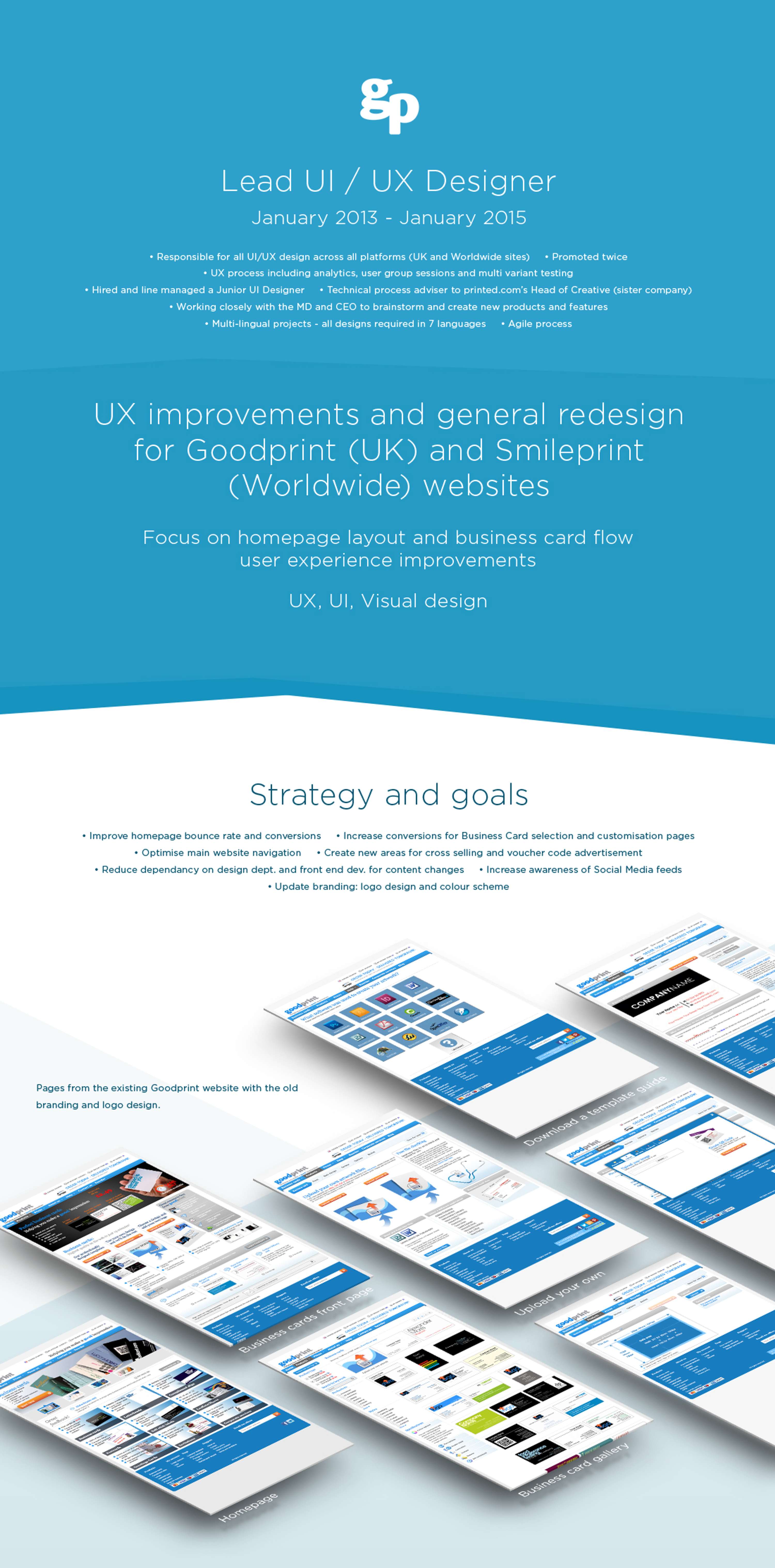 Goodprint - UI/UX Design - 2013 to 2015 by Rob Renton
