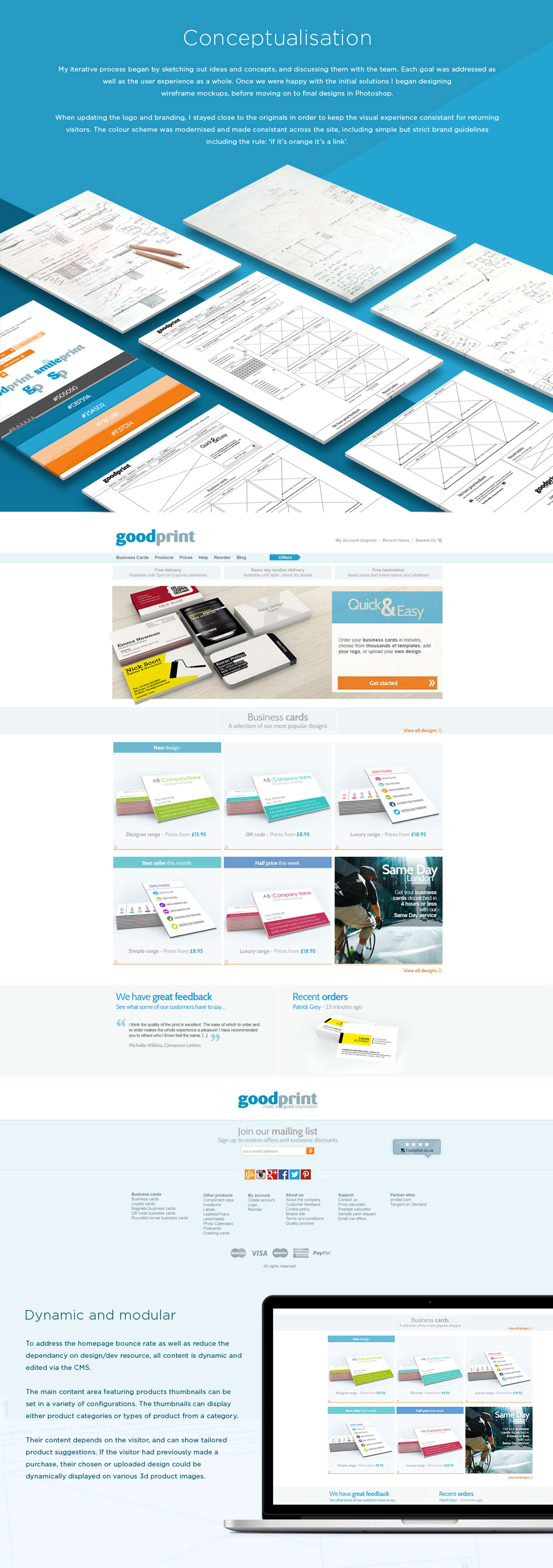 Goodprint - UI/UX Design - 2013 to 2015 by Rob Renton