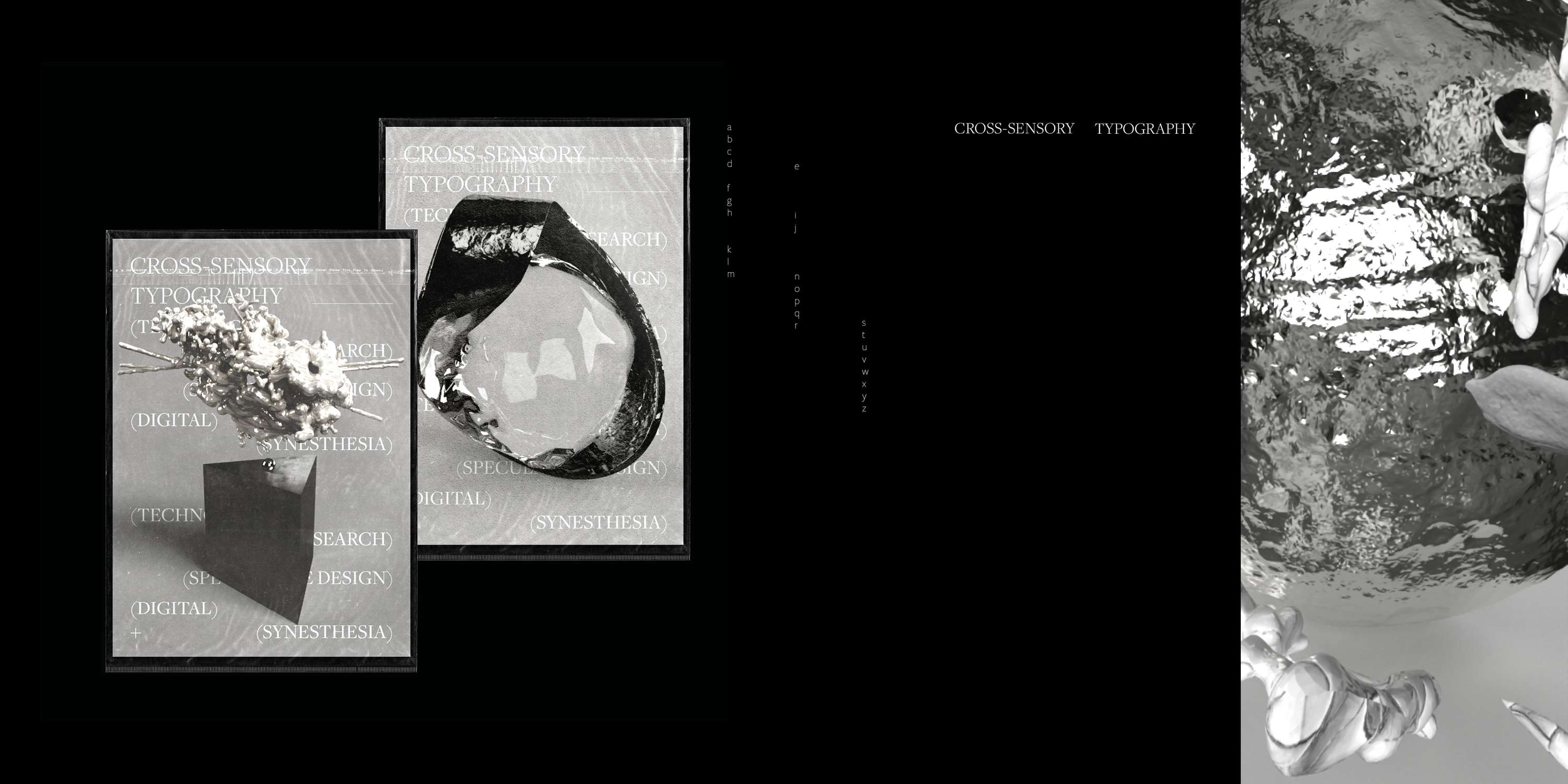 CROSS-SENSORY TYPOGRAPHY: the future of type through the computational lens (2020) by Bianca Maria Nitu