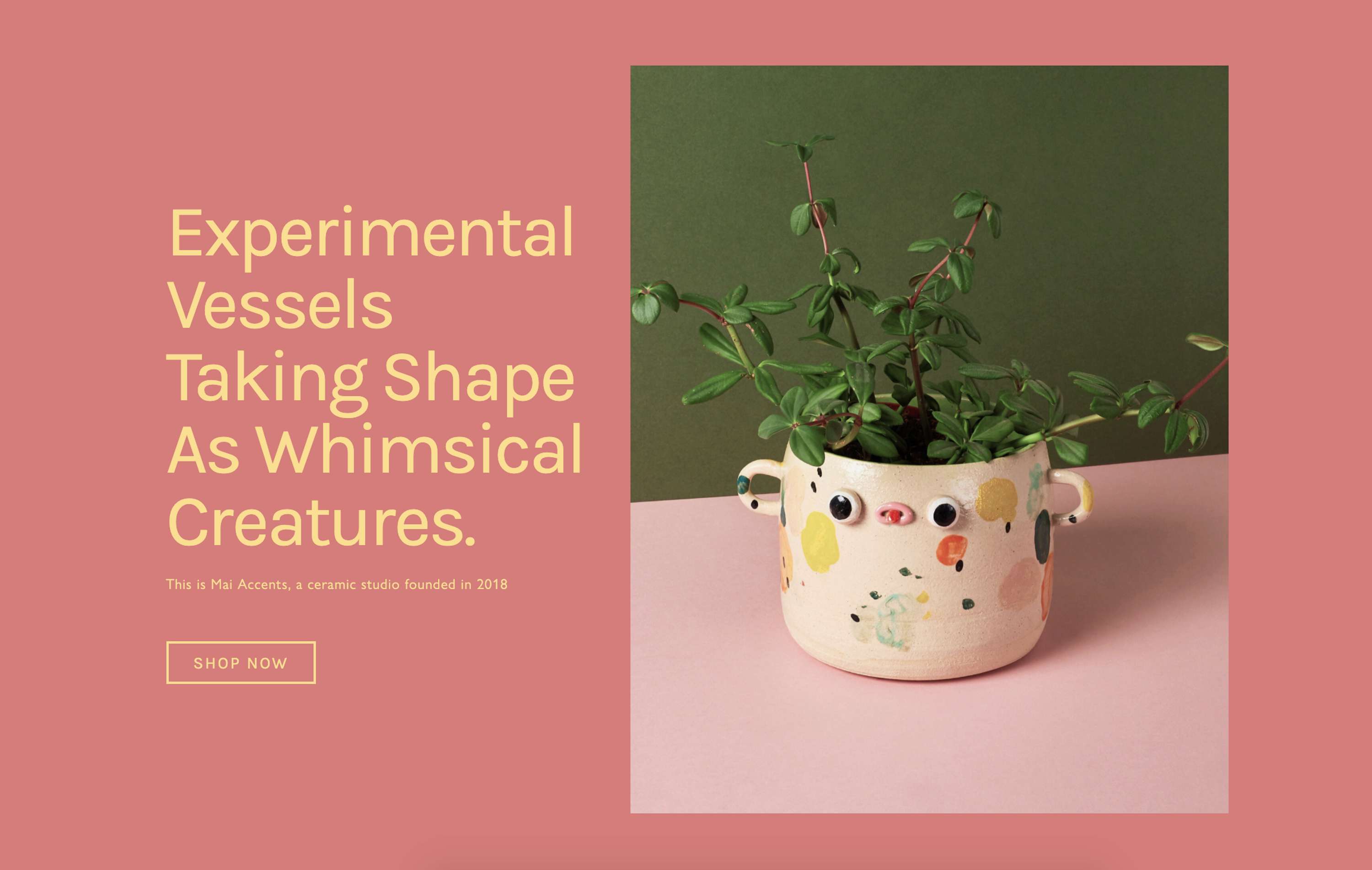 Mai Accents Website Redesign The Dots
