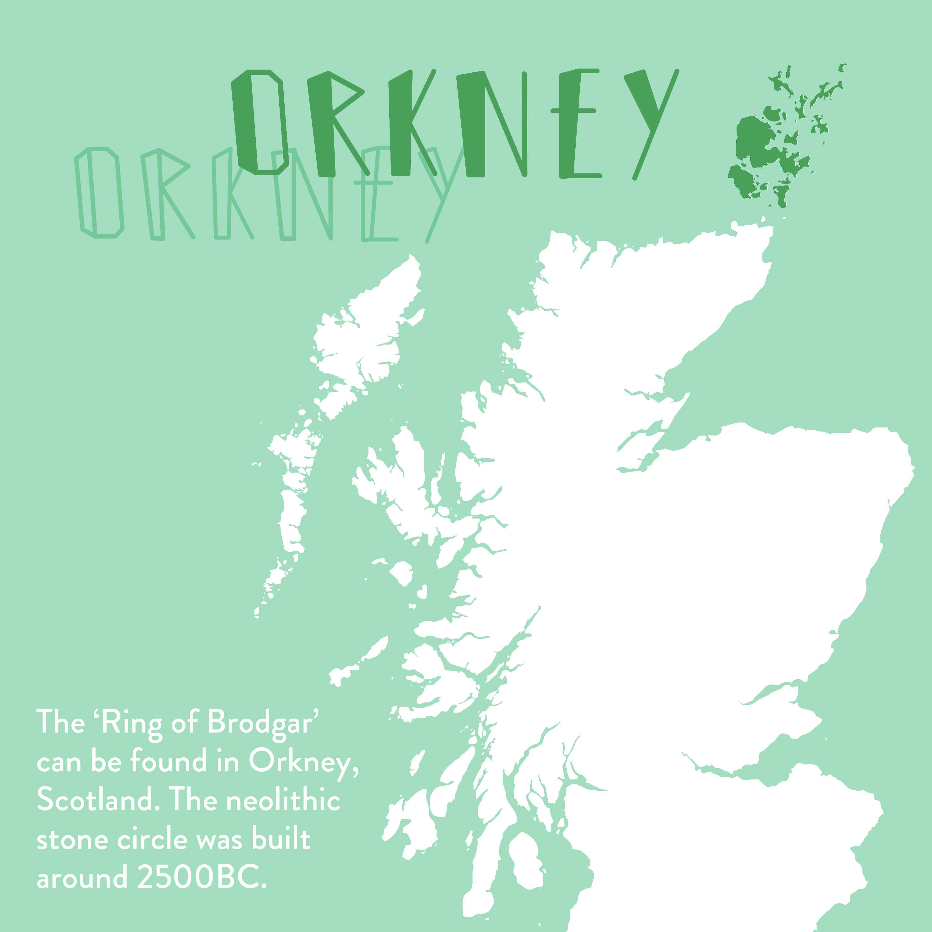 Ring of Brodgar Typeface by Anna Woods